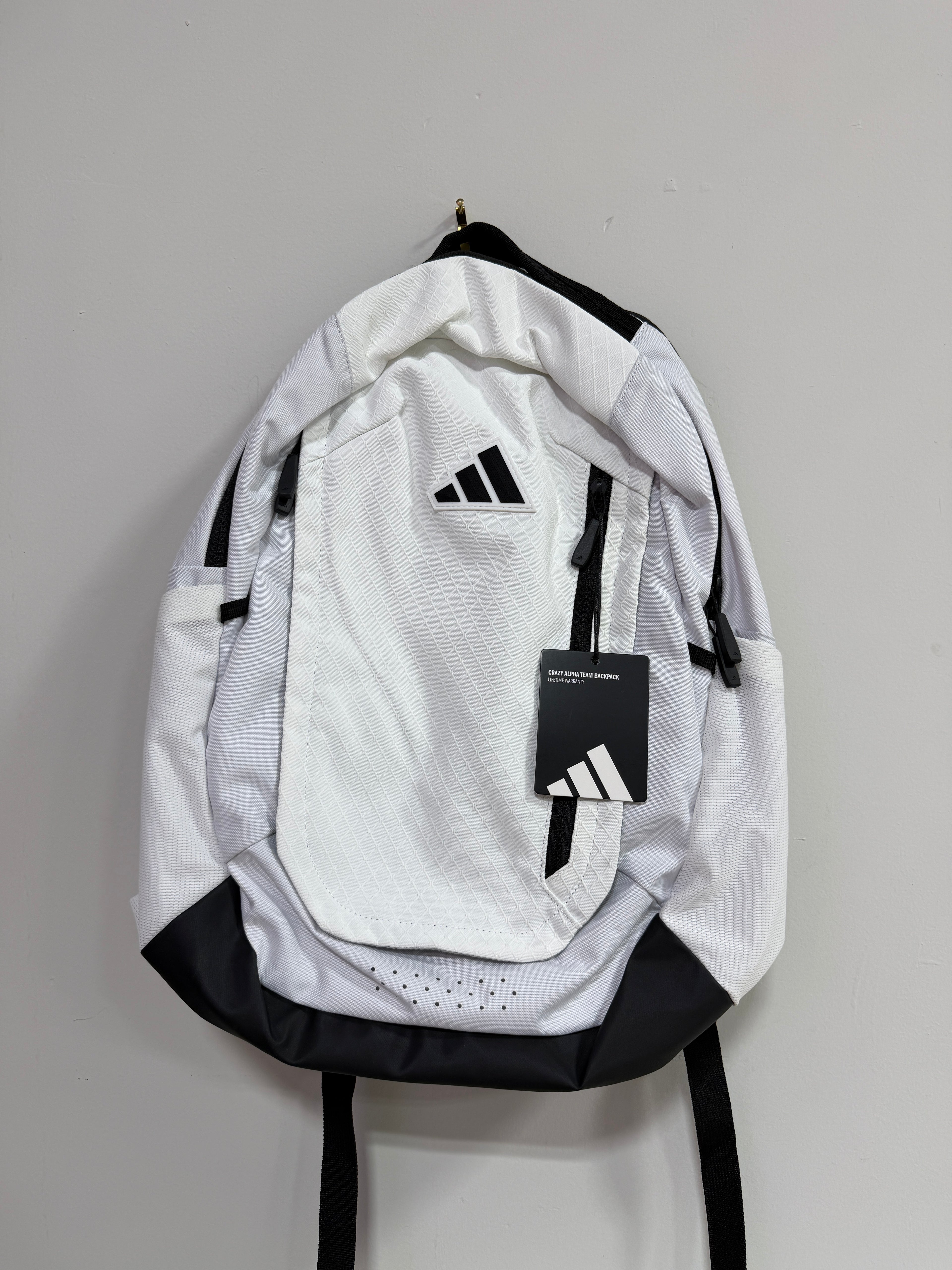 Adidas Crazy Alpha Team Backpack white