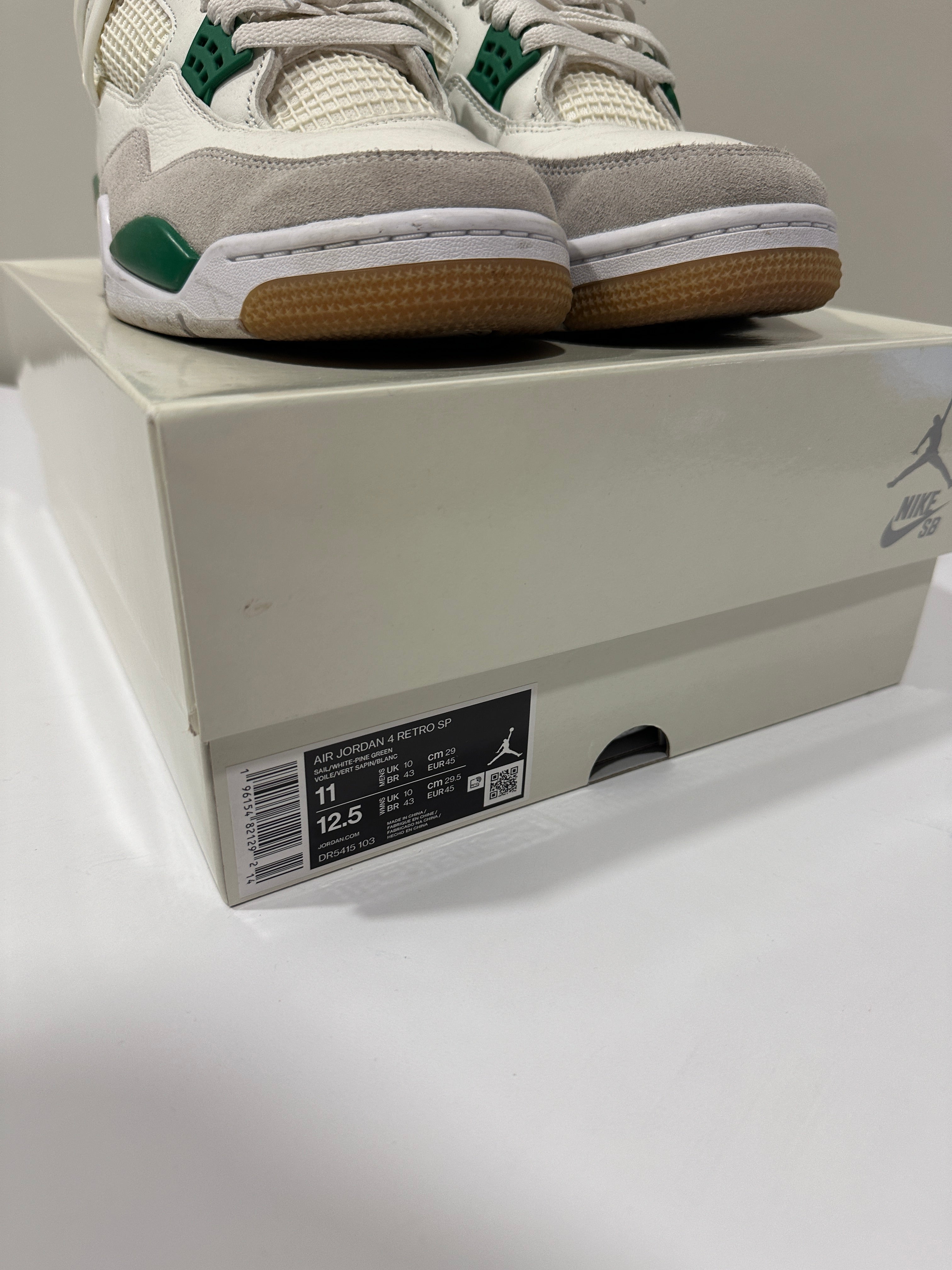 Nike SB x Air Jordan 4 Retro SP 'Pine Green' Sz 11