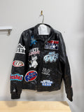 Black HP Farms Streetwear Bomber Jacket Sz 2XL