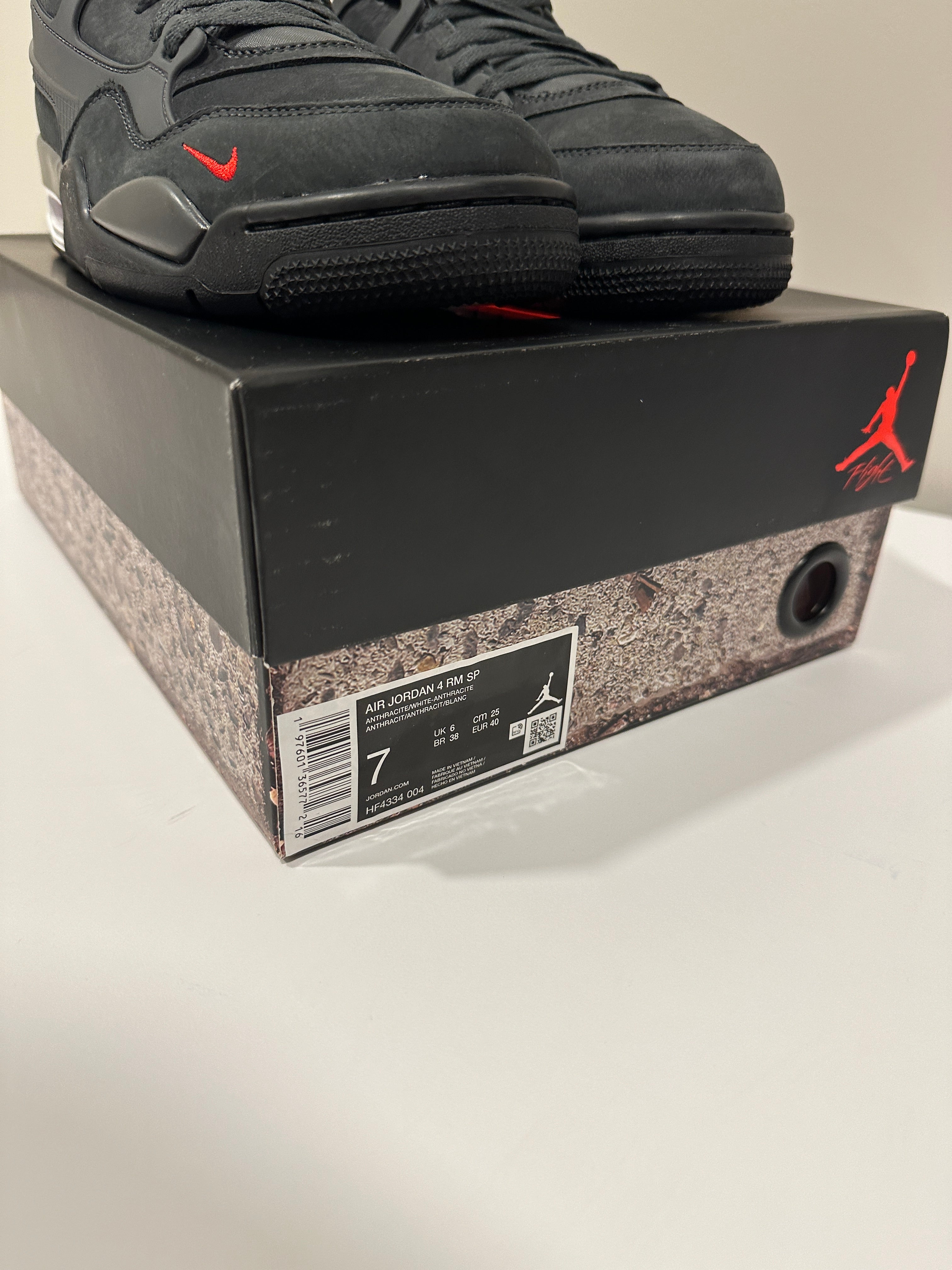 Nigel Sylvester Air Jordan 4 RM Driveway Grey Sz 7M/W8.5