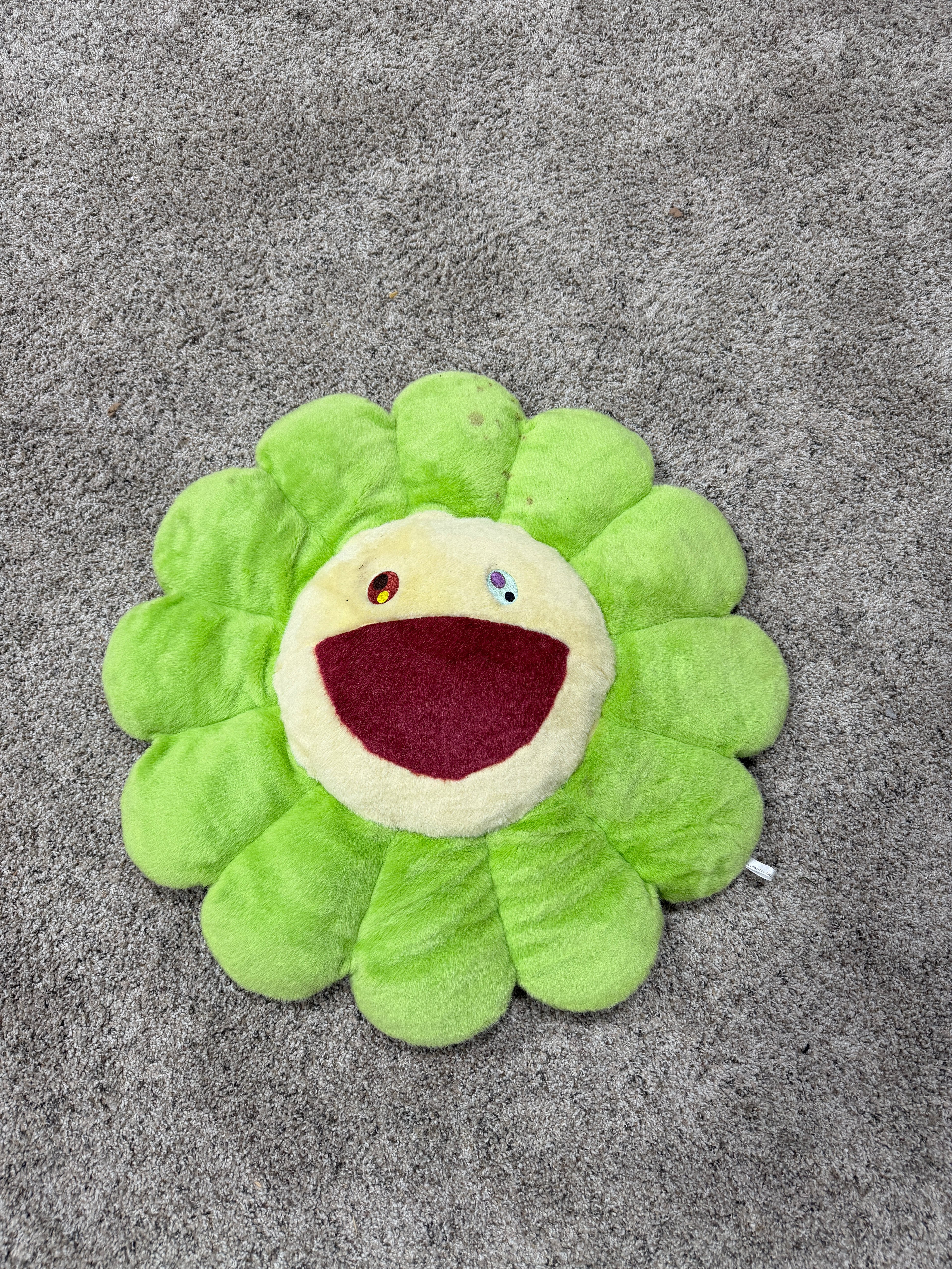 Takashi Murakami Flower Cushion Pillow plush Green 1m 3 feet