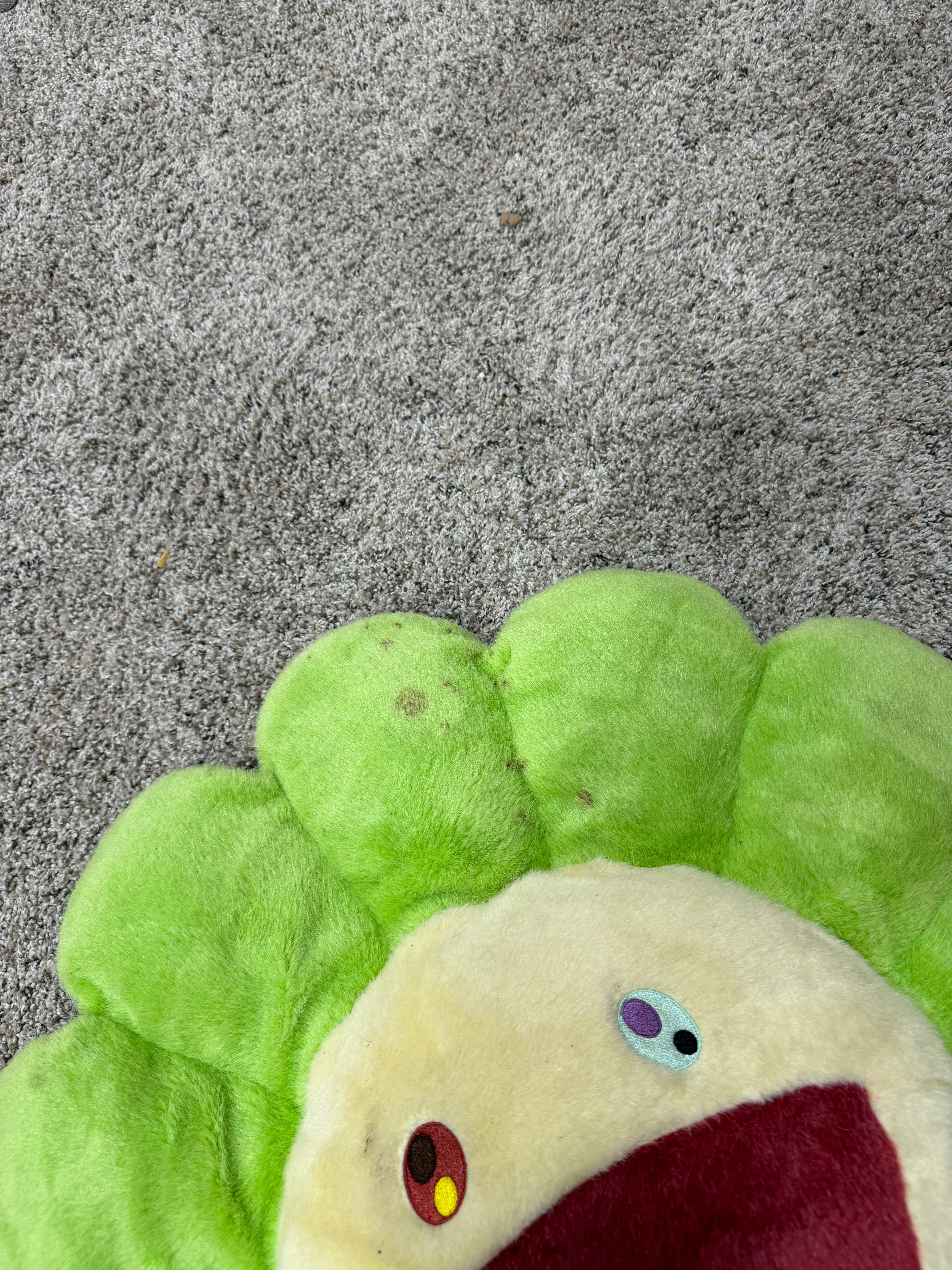 Takashi Murakami Flower Cushion Pillow plush Green 1m 3 feet