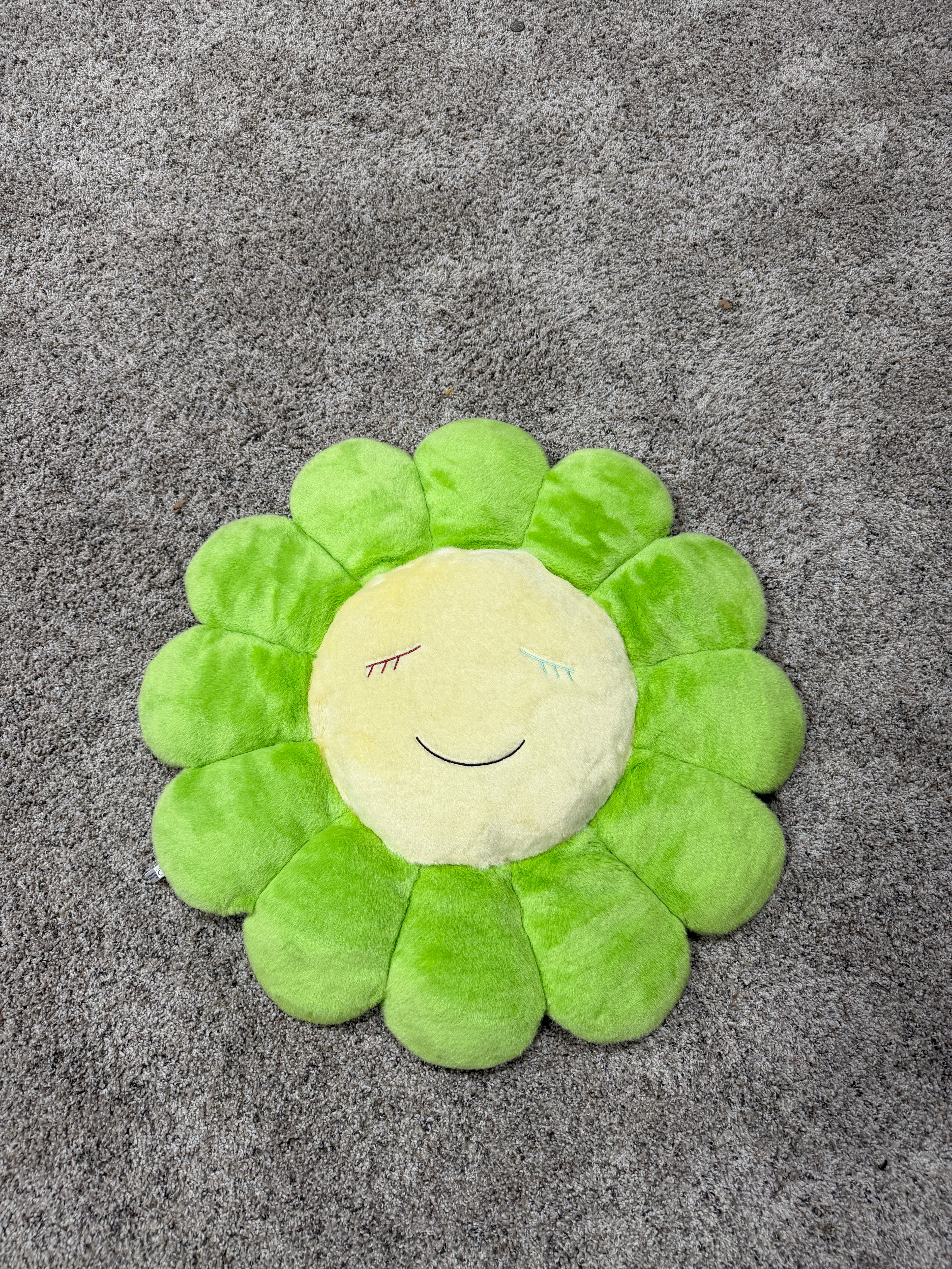 Takashi Murakami Flower Cushion Pillow plush Green 1m 3 feet