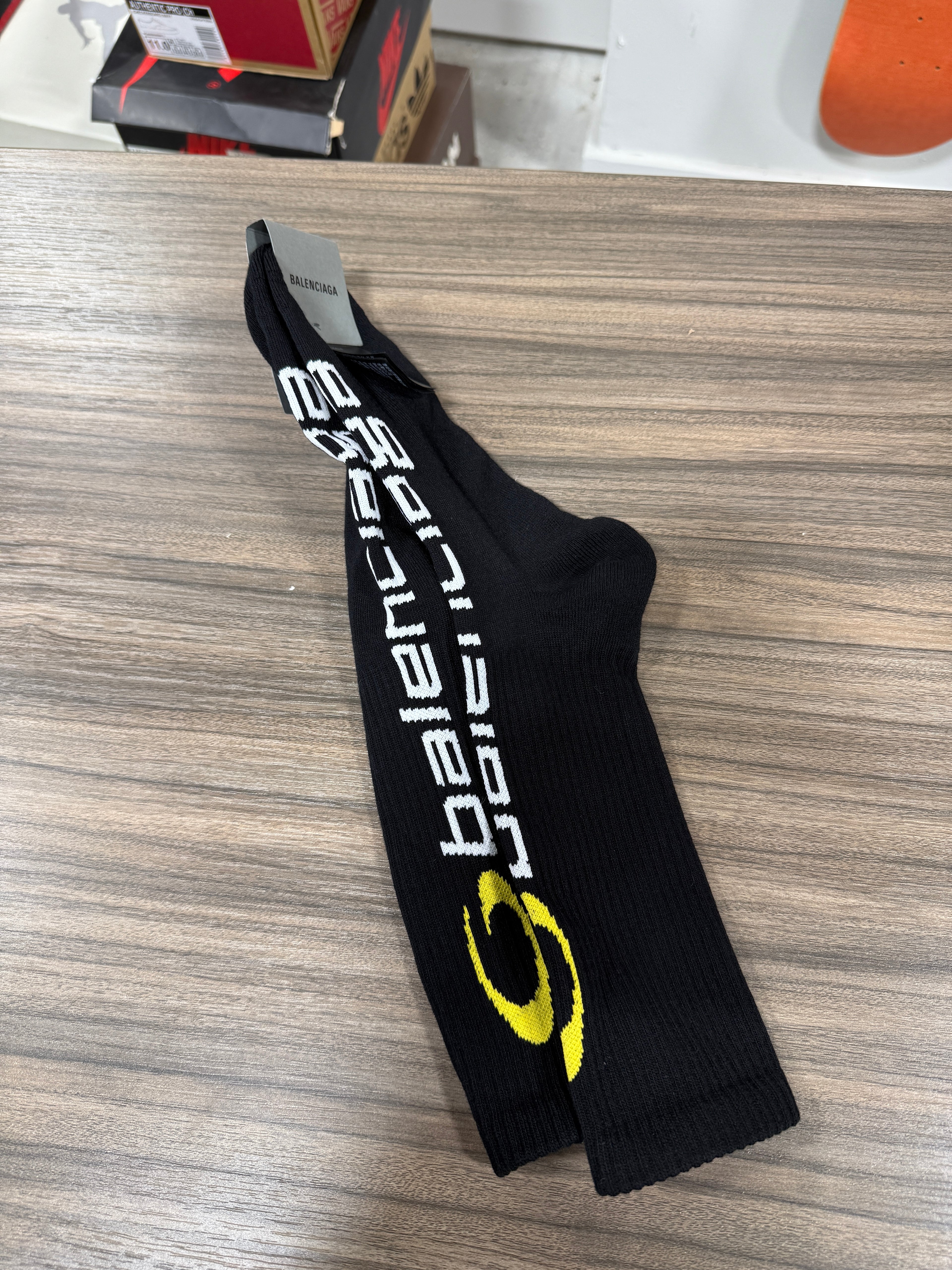 Balenciaga Socks Sz L (Sz 10-12)