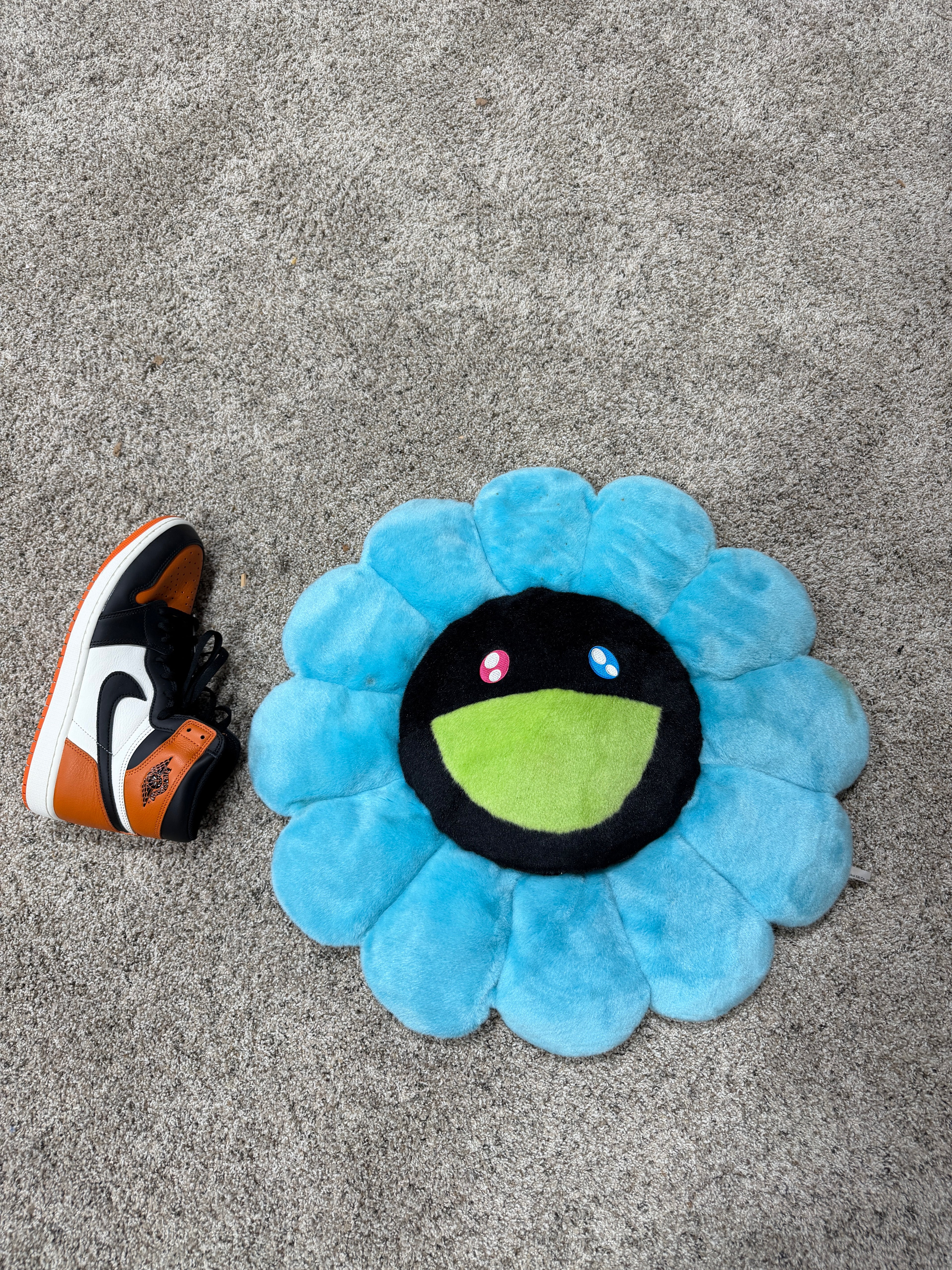Takashi Murakami  Flower Plush 1M Blue/Black