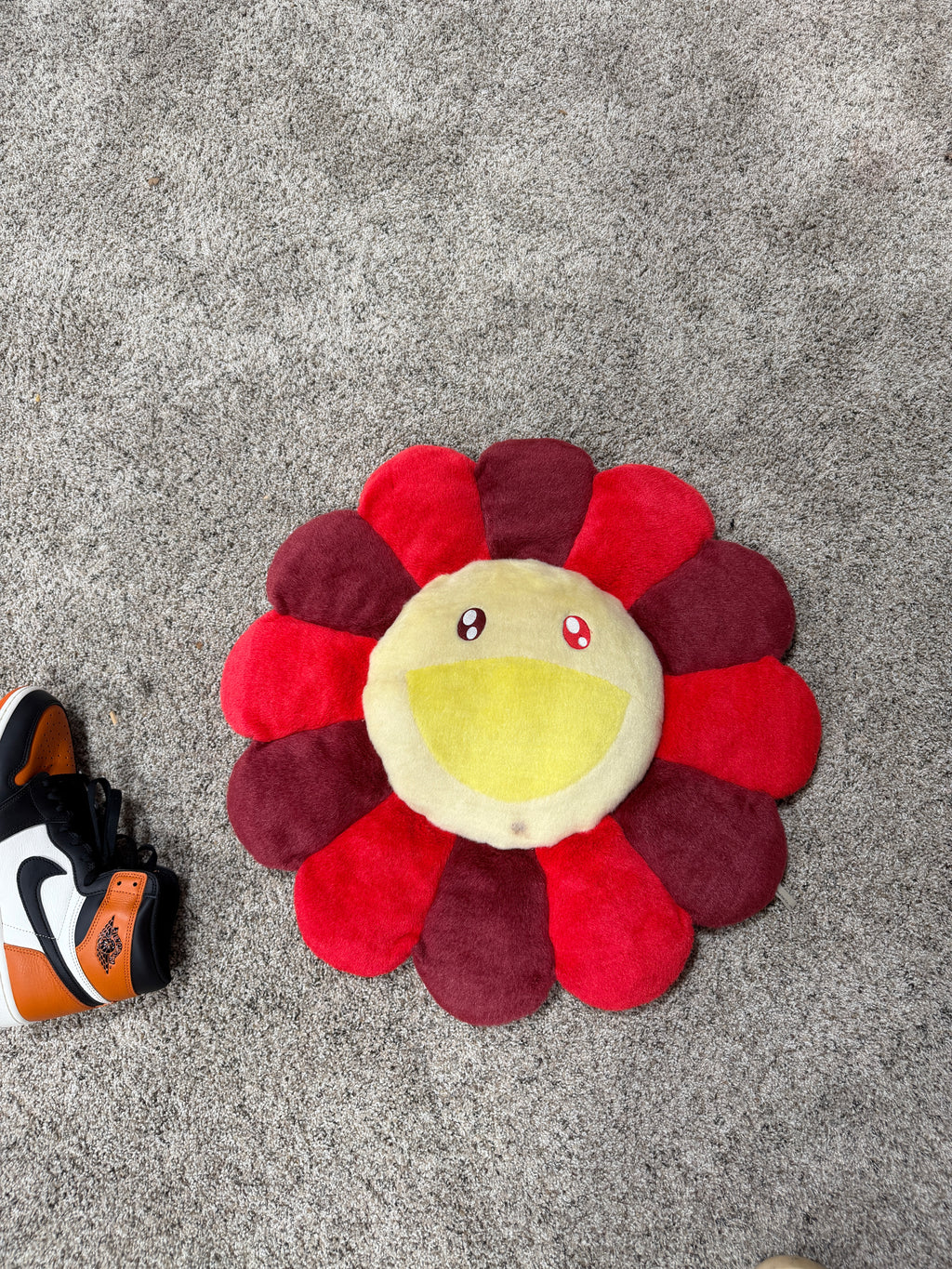 Takashi Murakami flower pillow cushion Rose and Red 1M