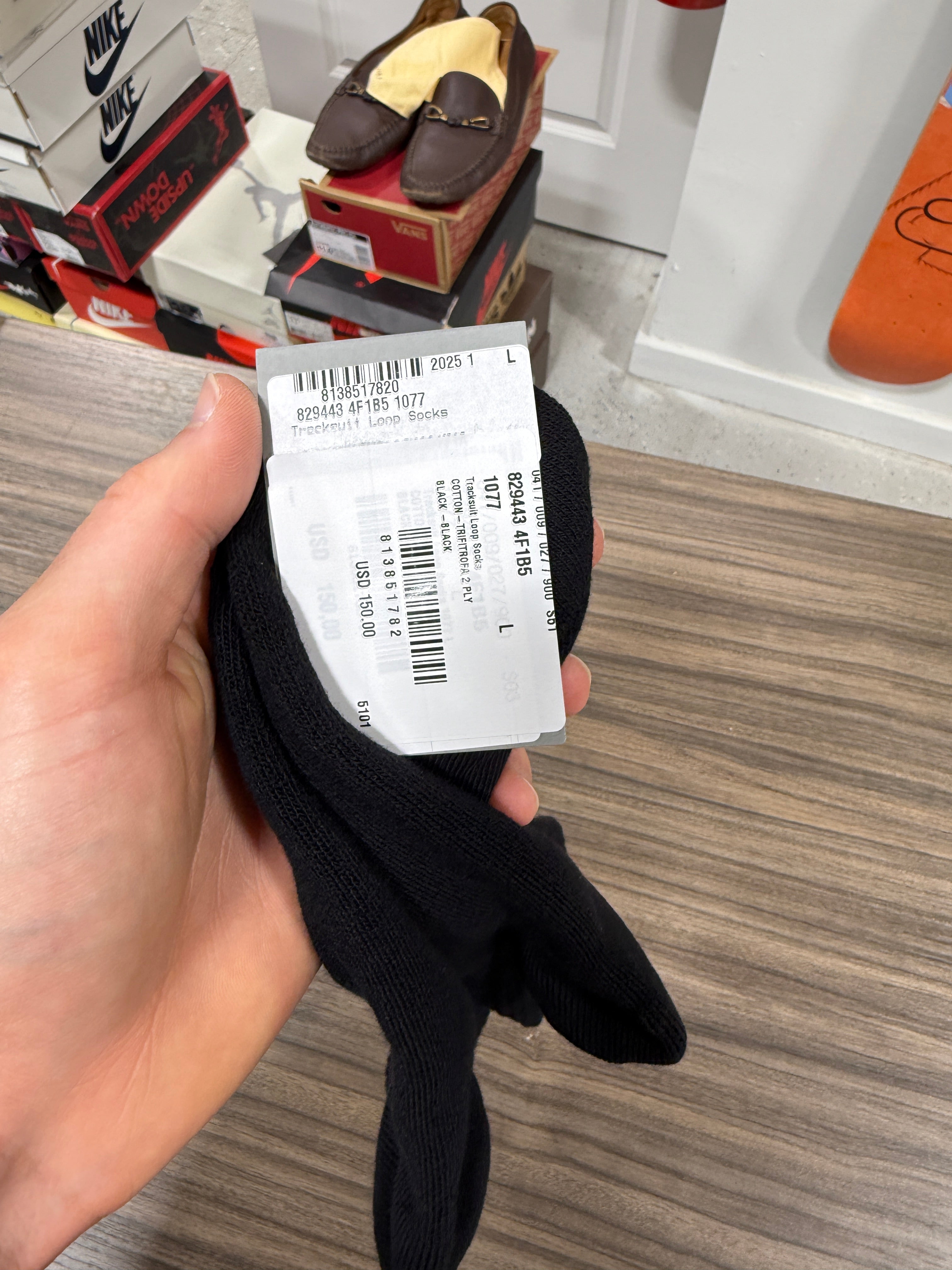 Balenciaga Socks Sz L (Sz 10-12)