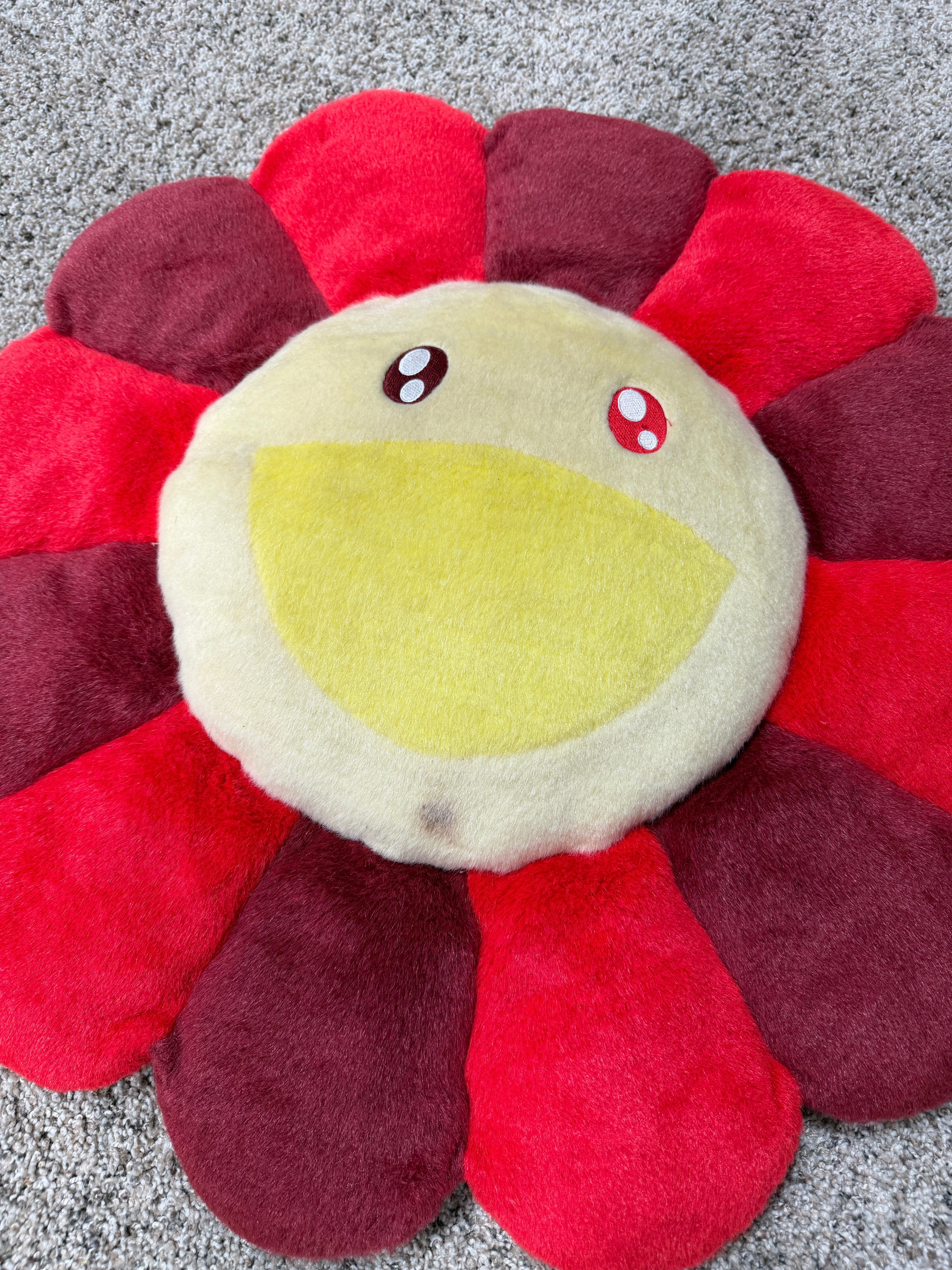 Takashi Murakami flower pillow cushion Rose and Red 1M