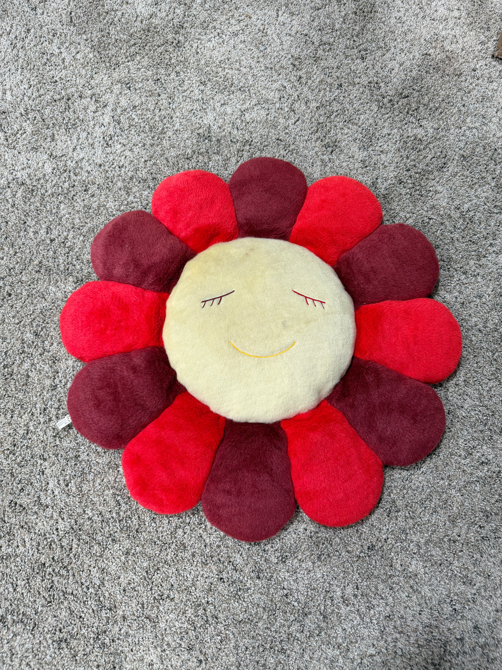 Takashi Murakami flower pillow cushion Rose and Red 1M