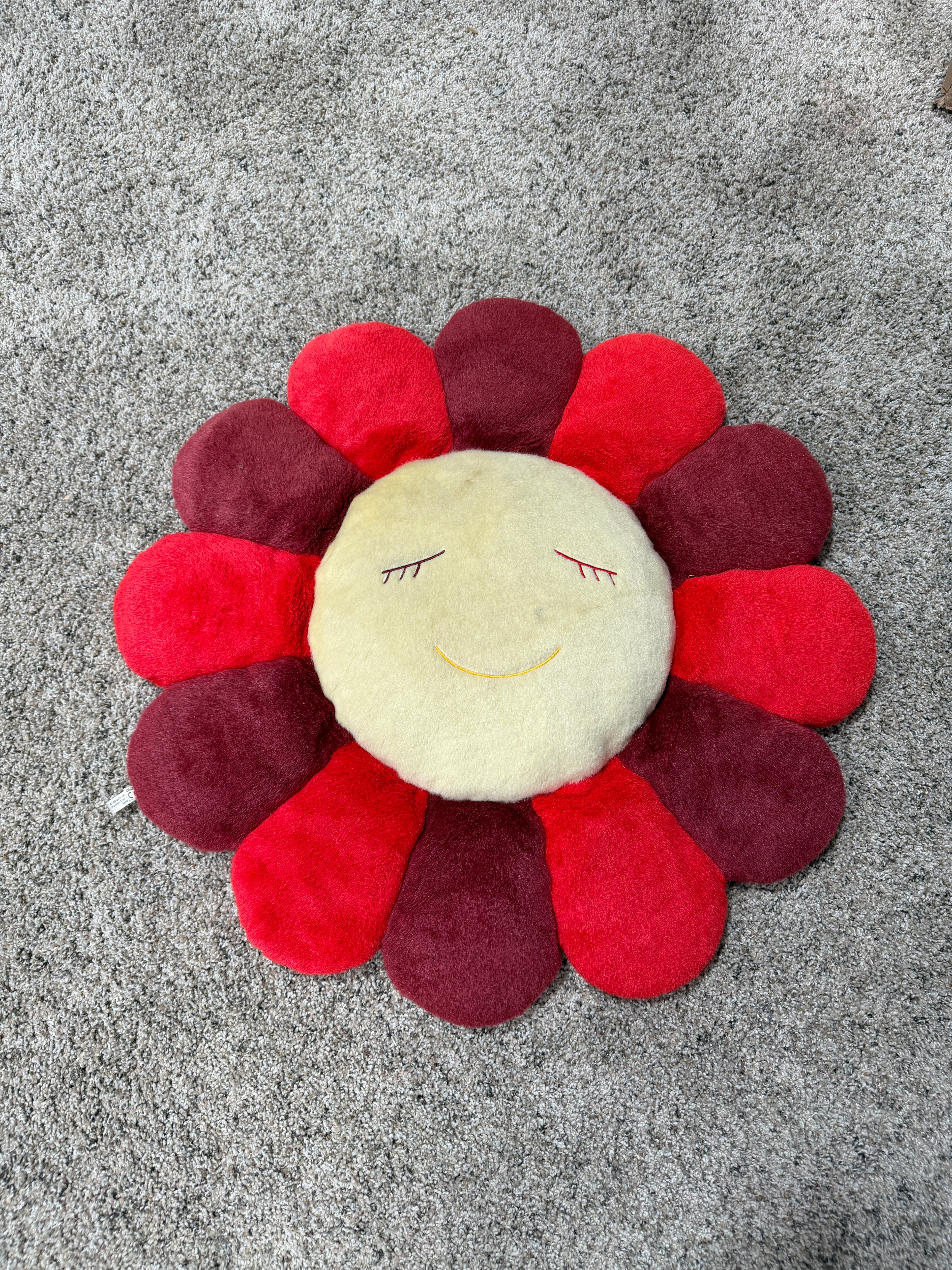 Takashi Murakami flower pillow cushion Rose and Red 1M