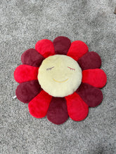 Load image into Gallery viewer, Takashi Murakami flower pillow cushion Rose and Red 1M
