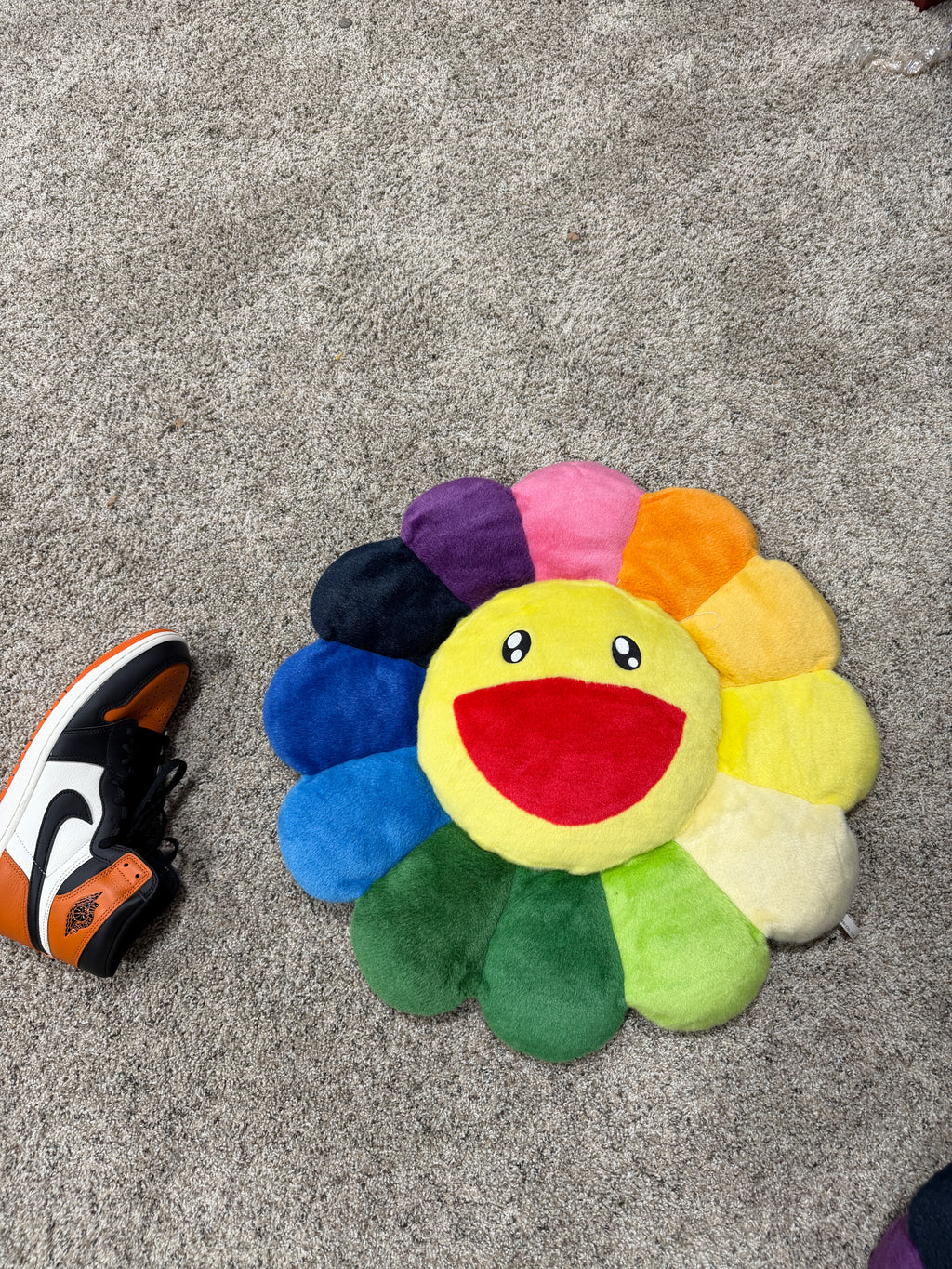 Takashi Murakami flower pillow cushion Rainbow