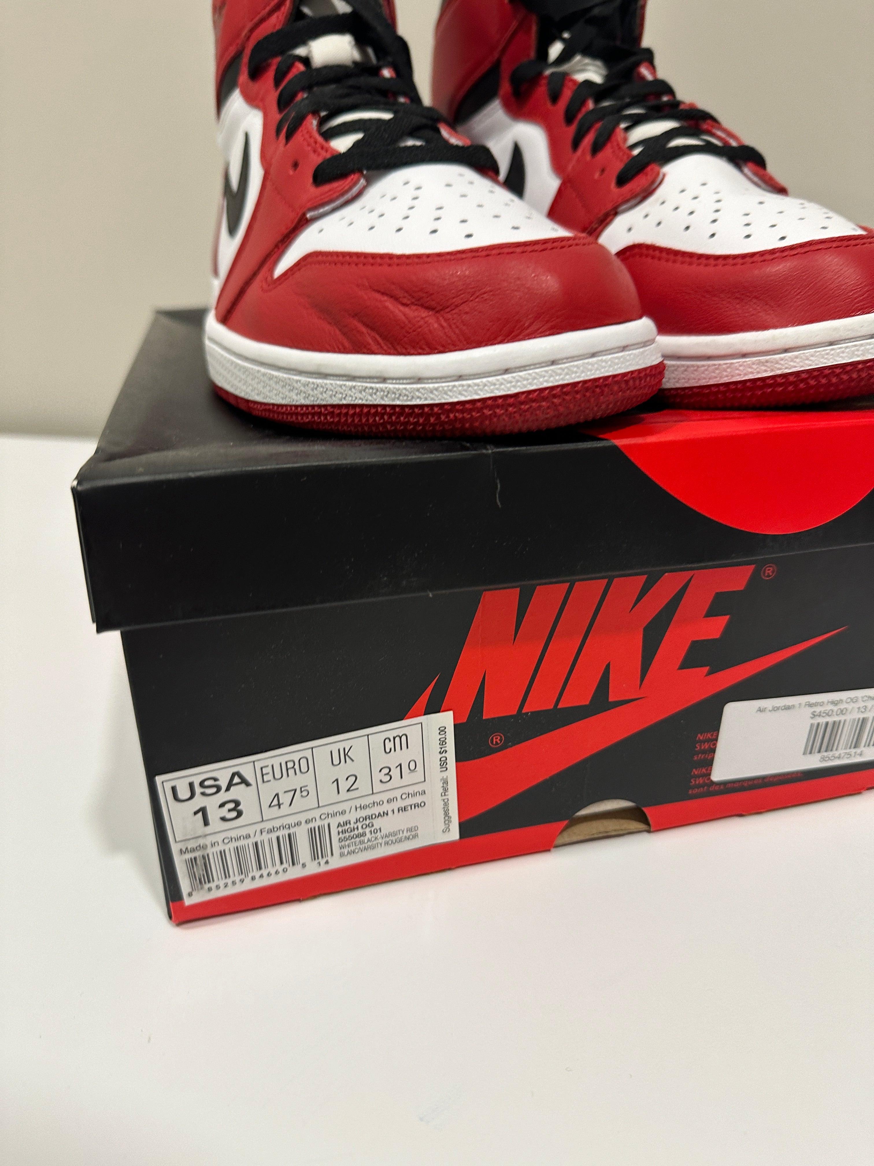 Jordan 1 Retro Chicago (2015) Sz 13