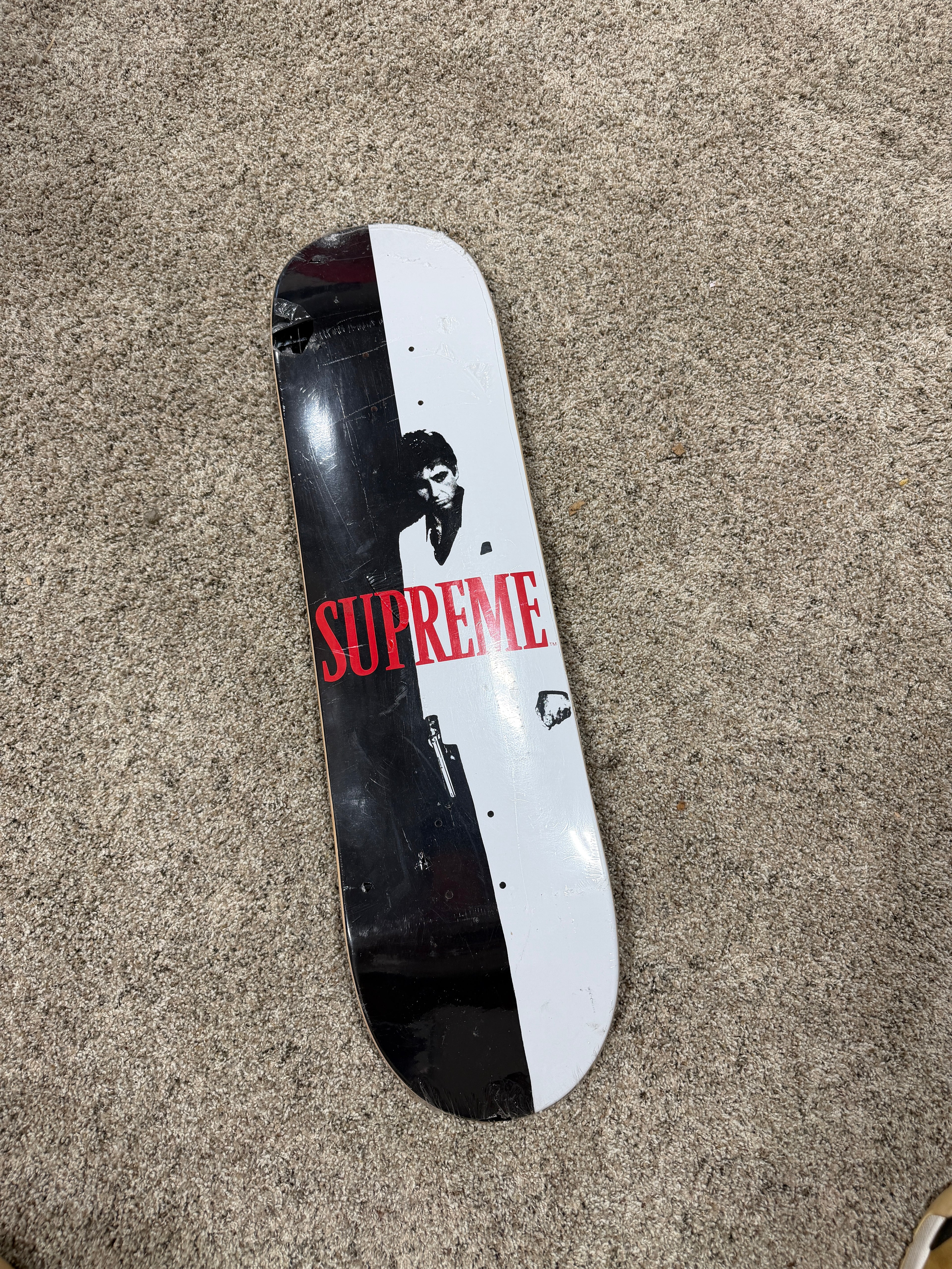 Supreme Scarface Split Skateboard Deck Sealed