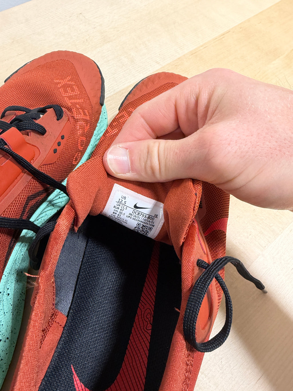 Nike Pegasus Trail 3 GTX Rugged Orange Sz 12.5