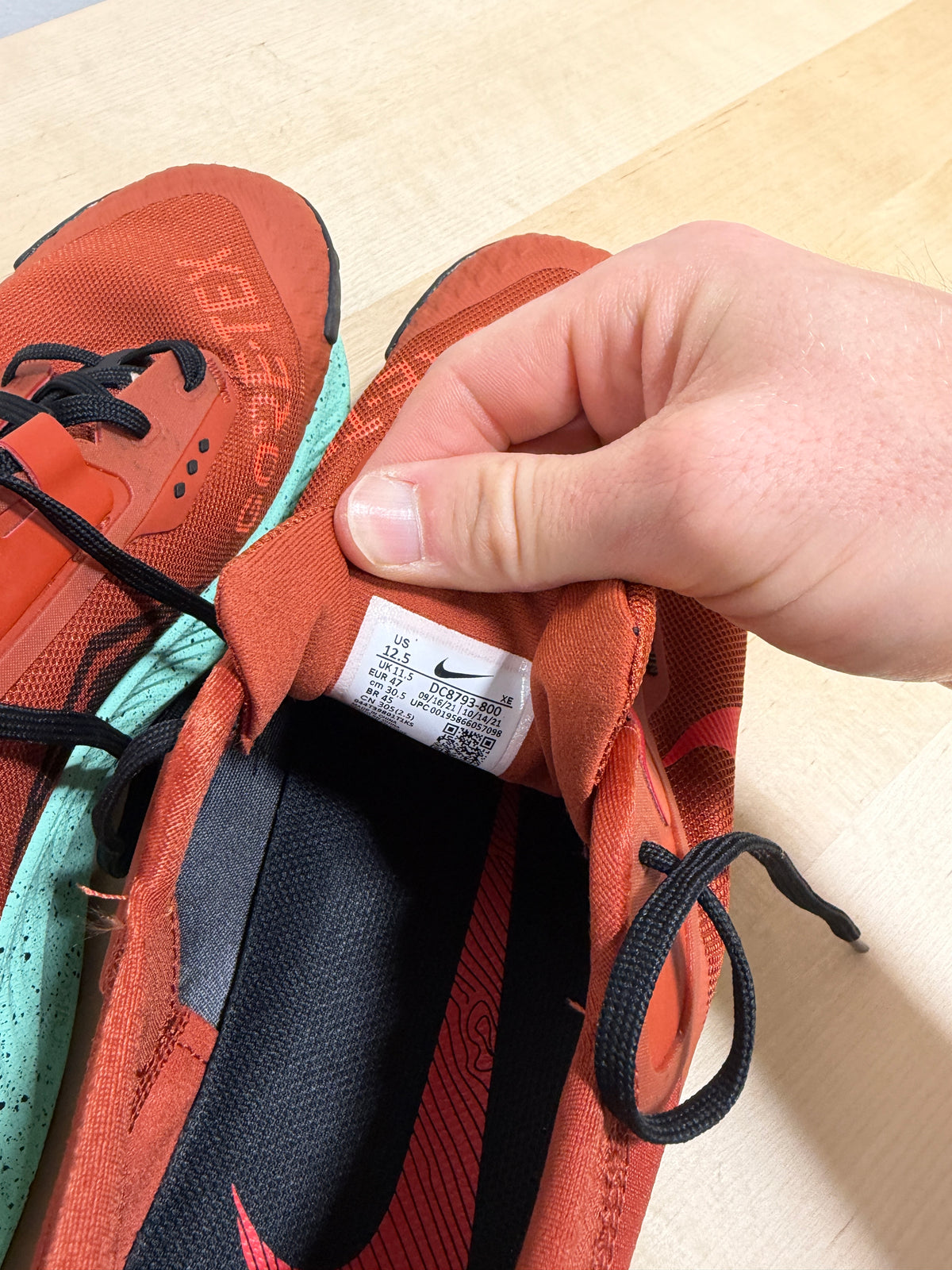 Nike Pegasus Trail 3 GTX Rugged Orange Sz 12.5