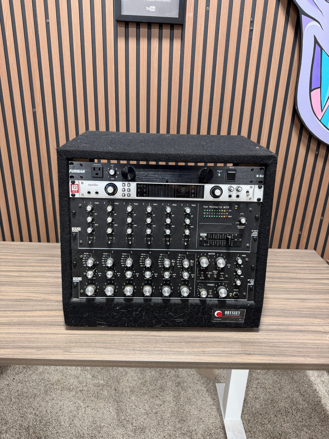 Rane MP2016 rotary mixer paired with an XP2016 expansion module