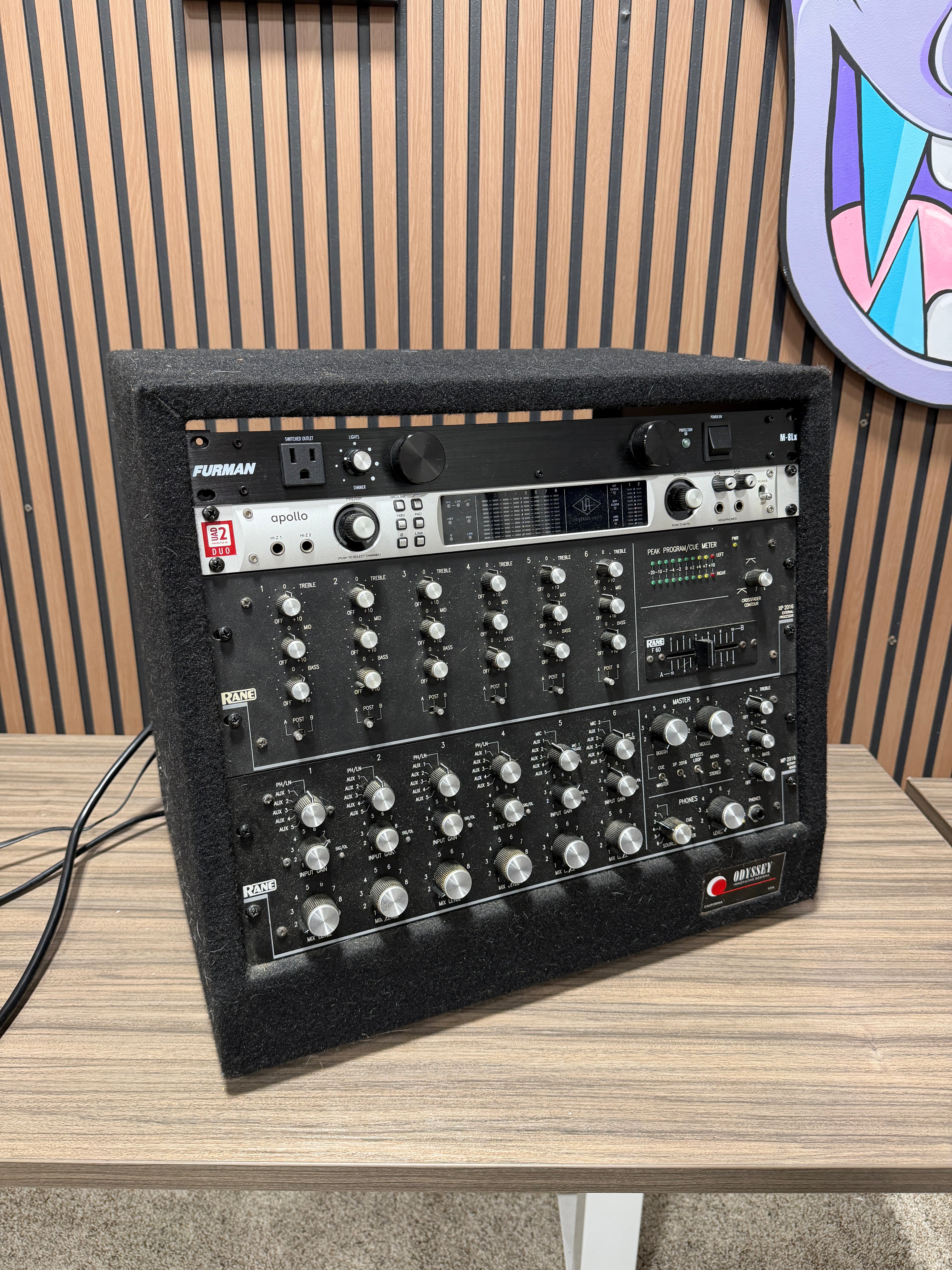 Rane MP2016 rotary mixer paired with an XP2016 expansion module