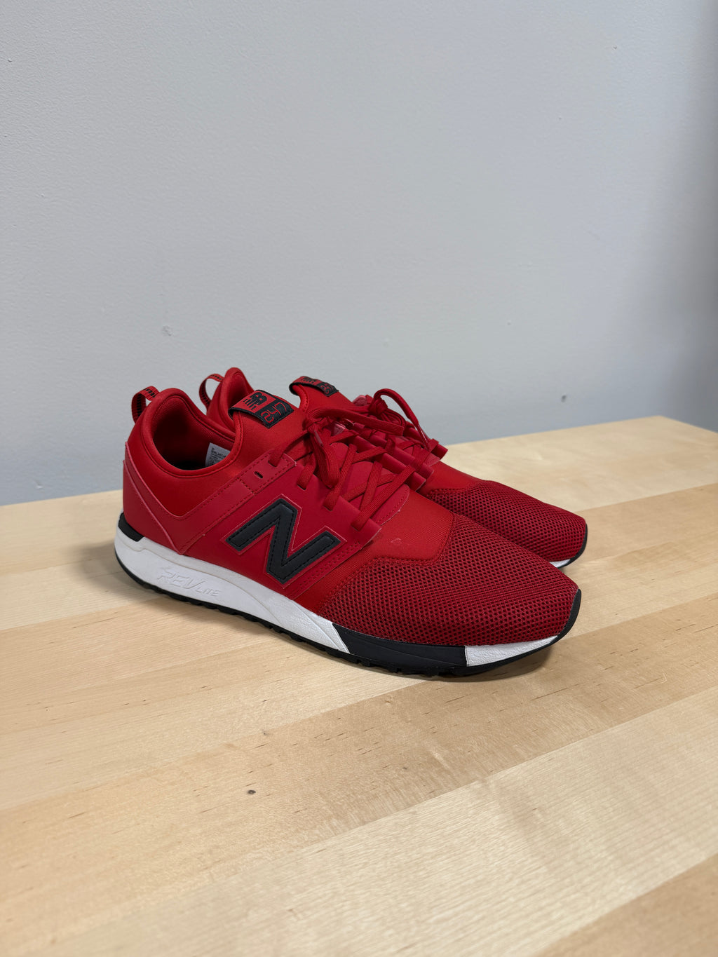 NEW, New Balance 247 Luxe  Energy Red Sz 13