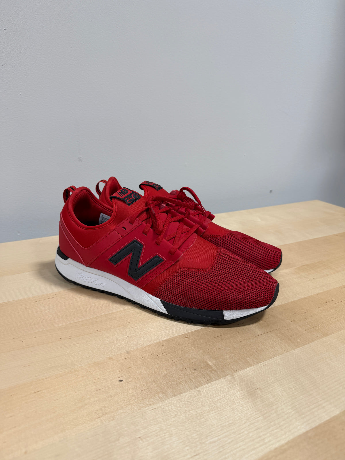 NEW, New Balance 247 Luxe  Energy Red Sz 13