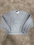 Pleasures grey quarter Zip Size Large