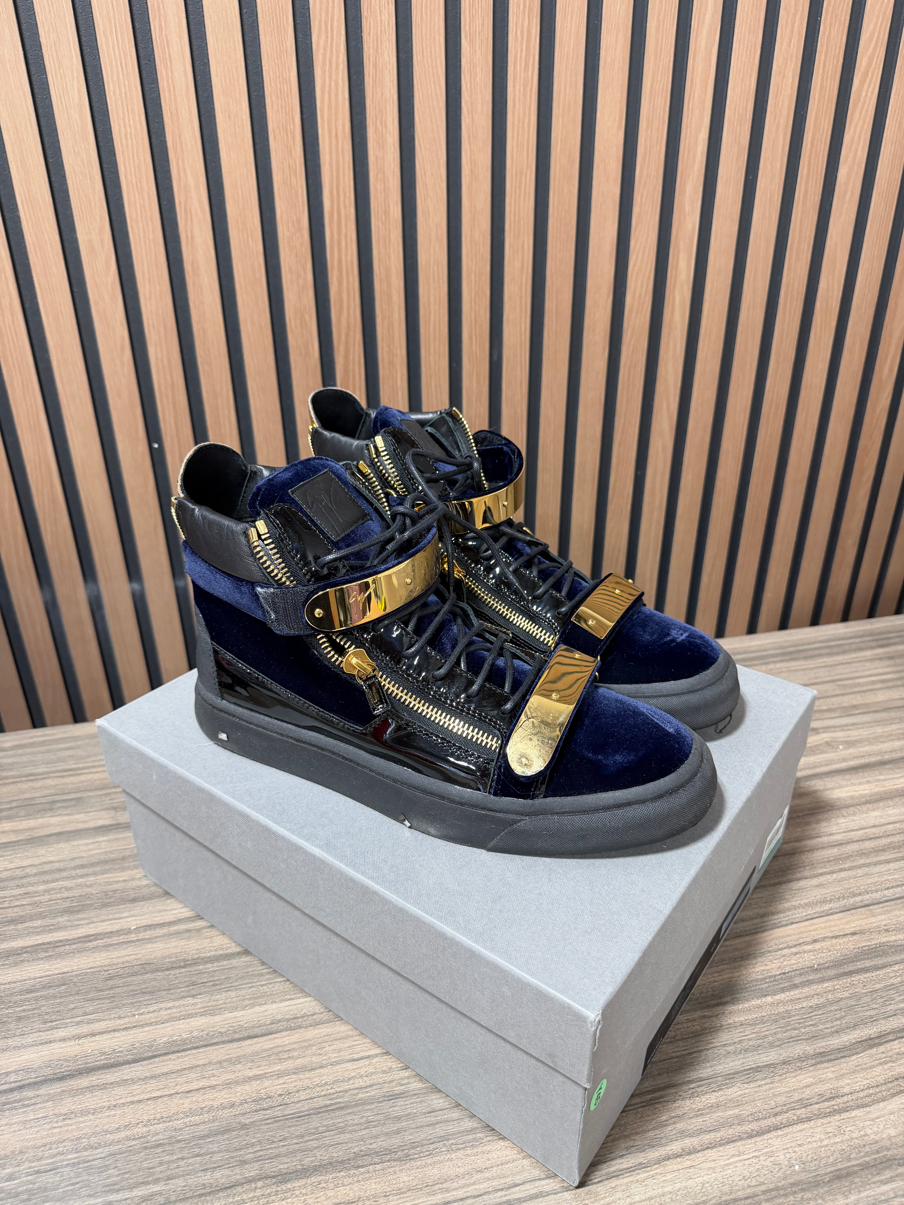 Giuseppe Zanotti Coby High Sneakers Sz 45