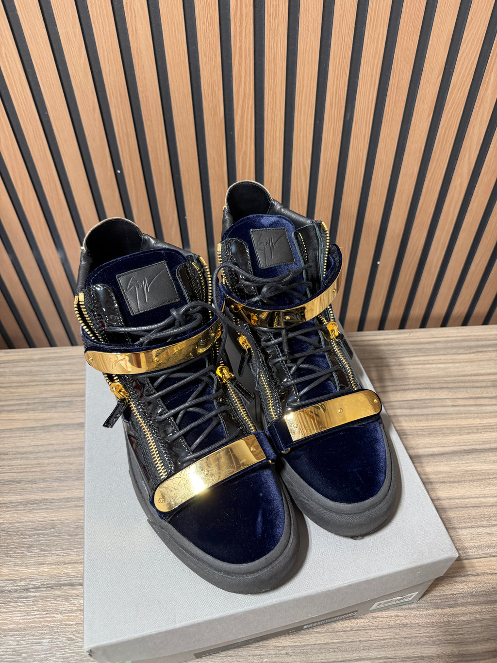 Giuseppe Zanotti Coby High Sneakers Sz 45