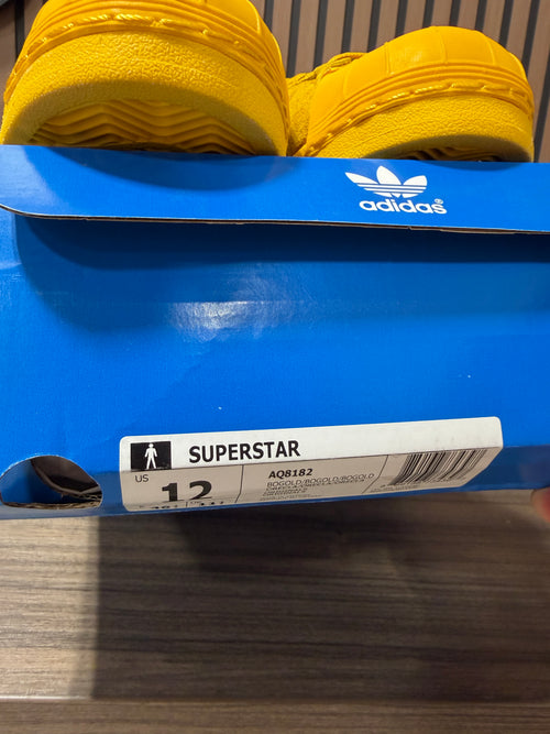Adidas Superstar J Gold 2016 Size 12