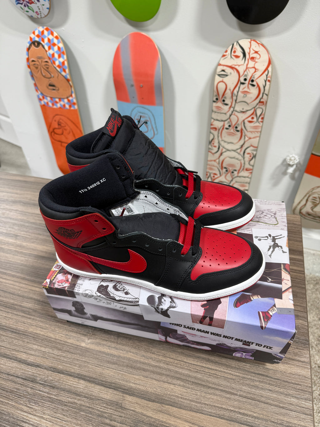 Jordan 1 Retro High '85 OG Bred (2025) Sz 11.5