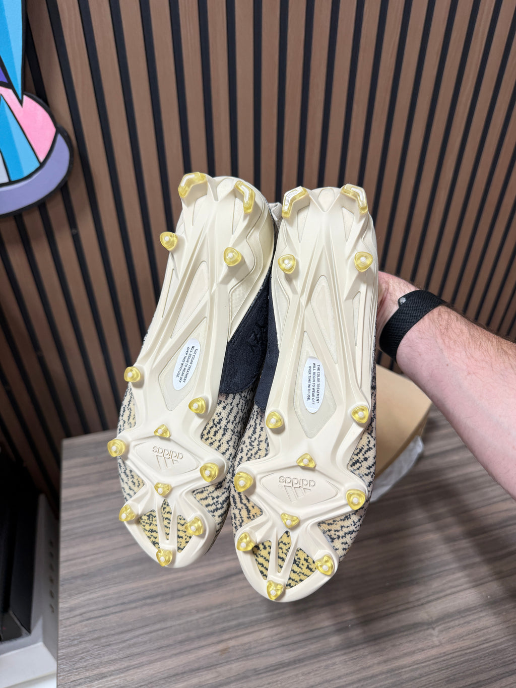 Adidas Yeezy 350 'Turtledove' Football Cleats size 12