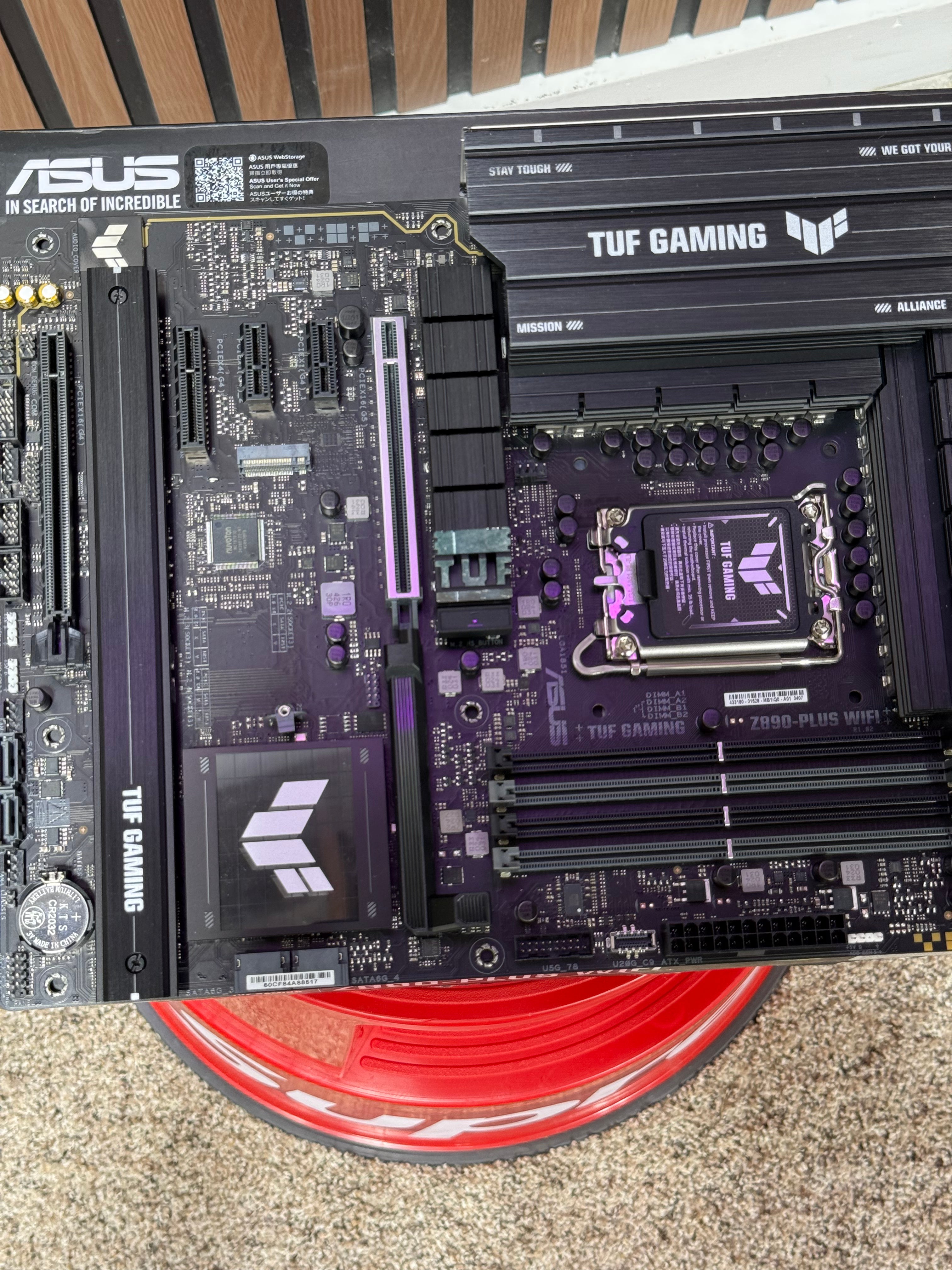 ASUS TUF GAMING Z890-PLUS WIFI Z890 LGA 18
