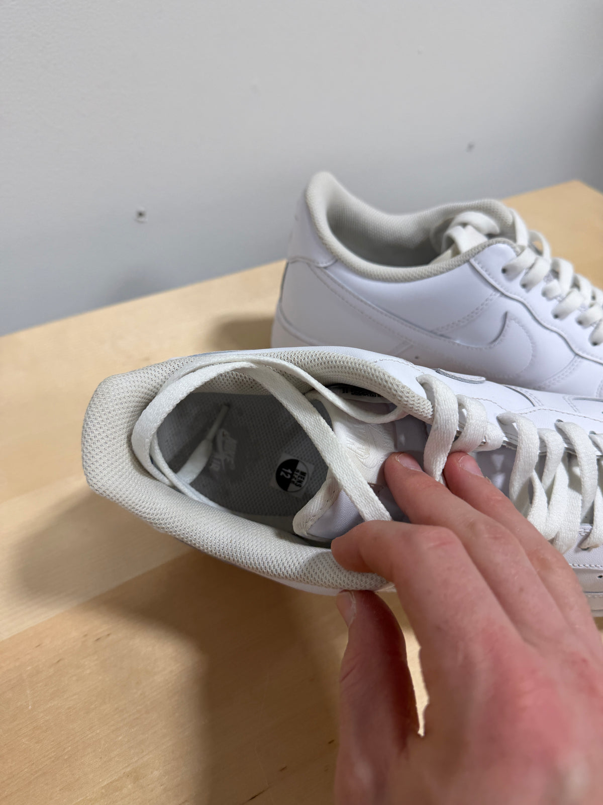 Nike Air Force 1 White Sz 12