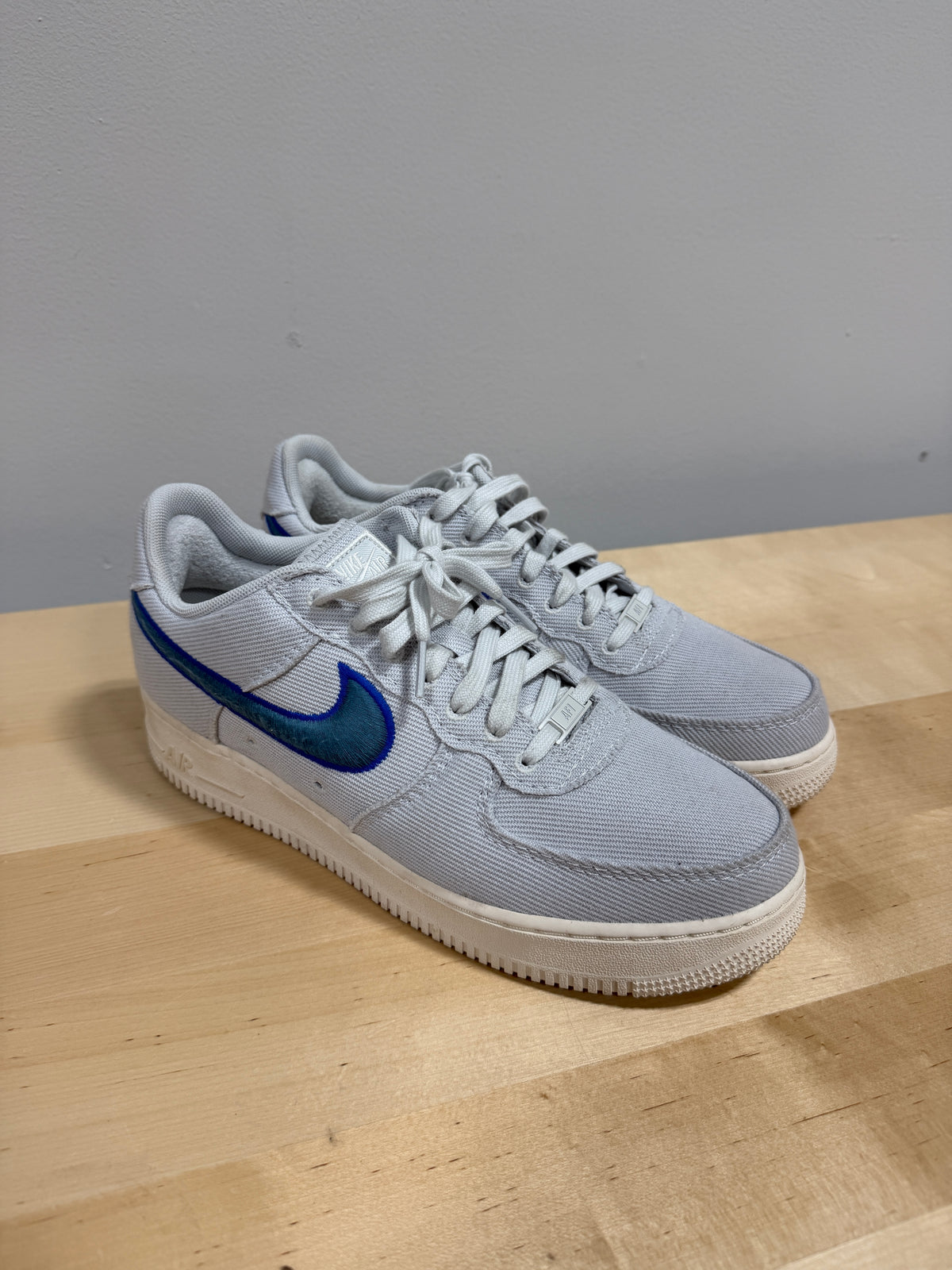 Nike Air Force 1 Low 'Canvas Pack - Photon Dust Game Royal' Sz 11