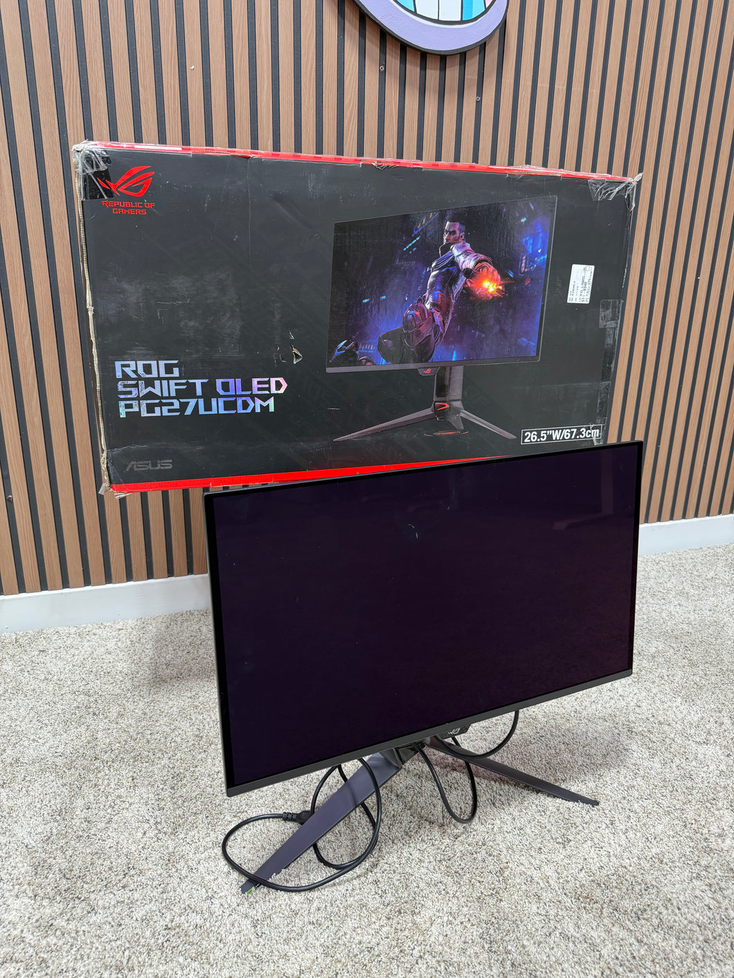 ASUS ROG Swift 27” 4K QD-OLED Gaming Monitor (PG27UCDM)