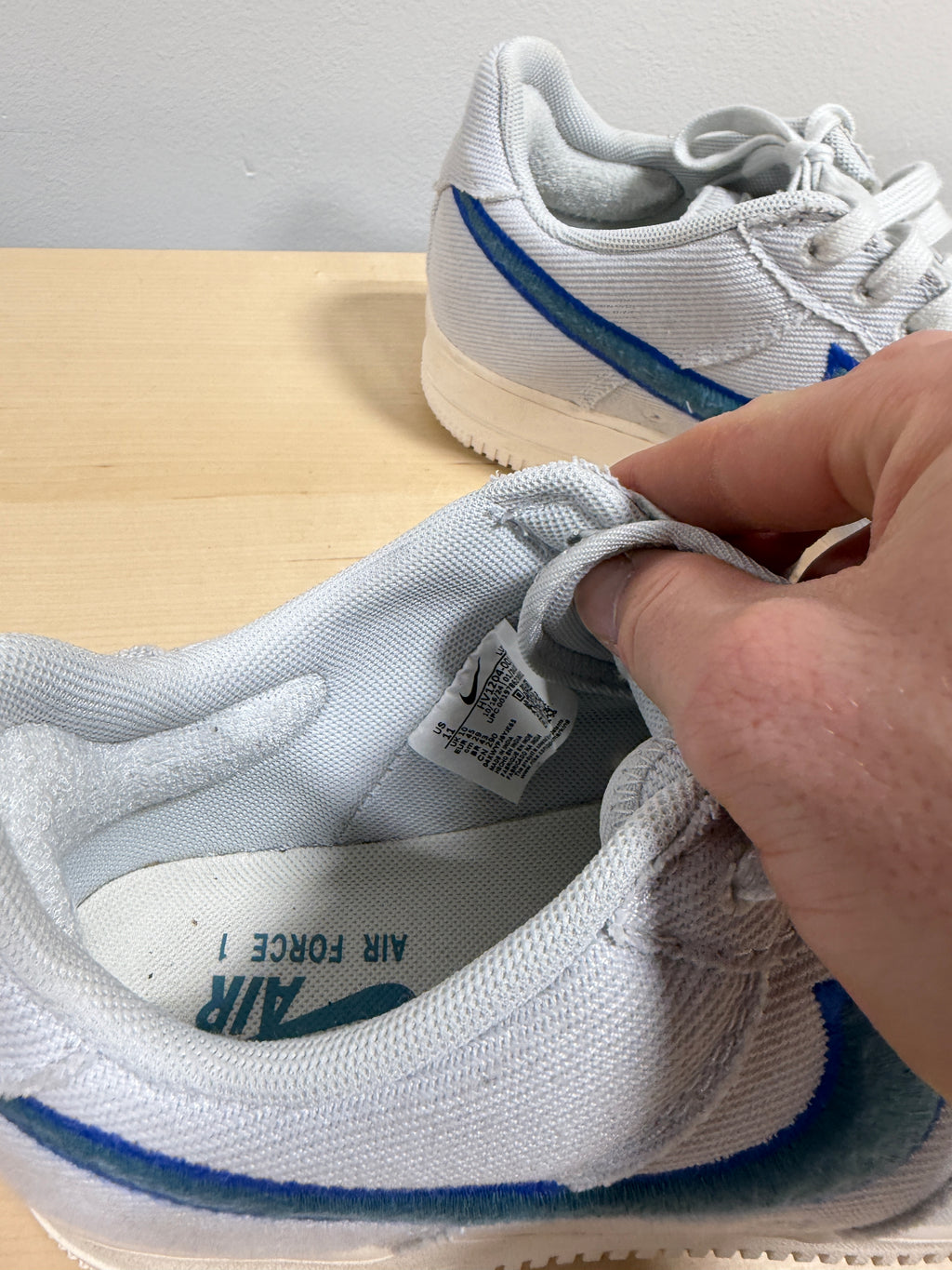 Nike Air Force 1 Low 'Canvas Pack - Photon Dust Game Royal' Sz 11