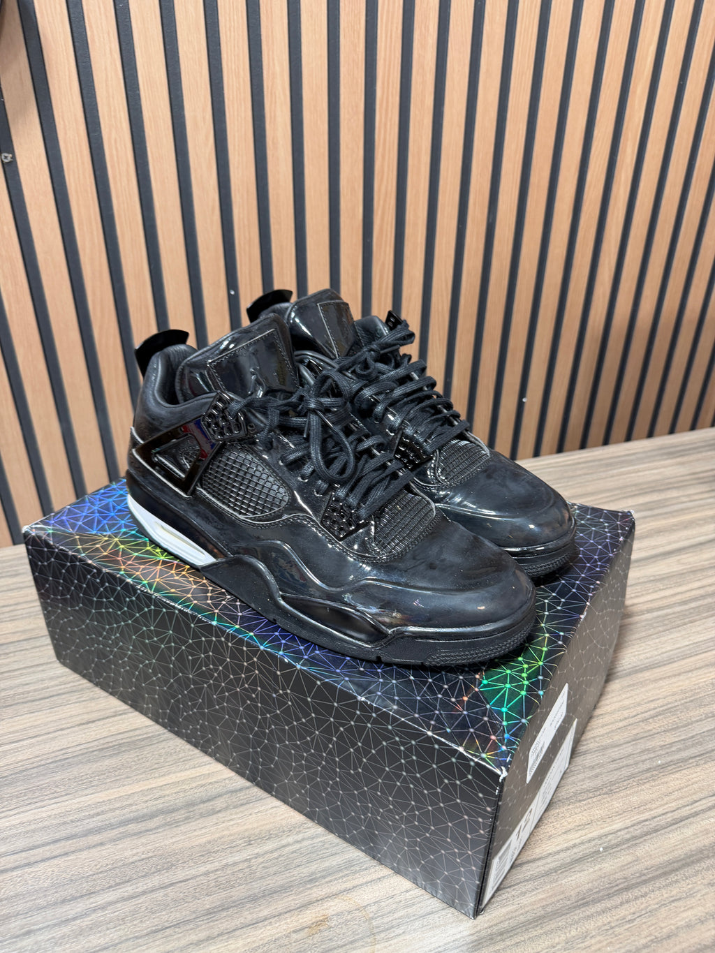 Jordan 4 11Lab4 Black Sneakers Size 12
