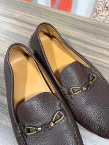 Louis Vuitton Leather Braided Accents Drivers Sz 11.5