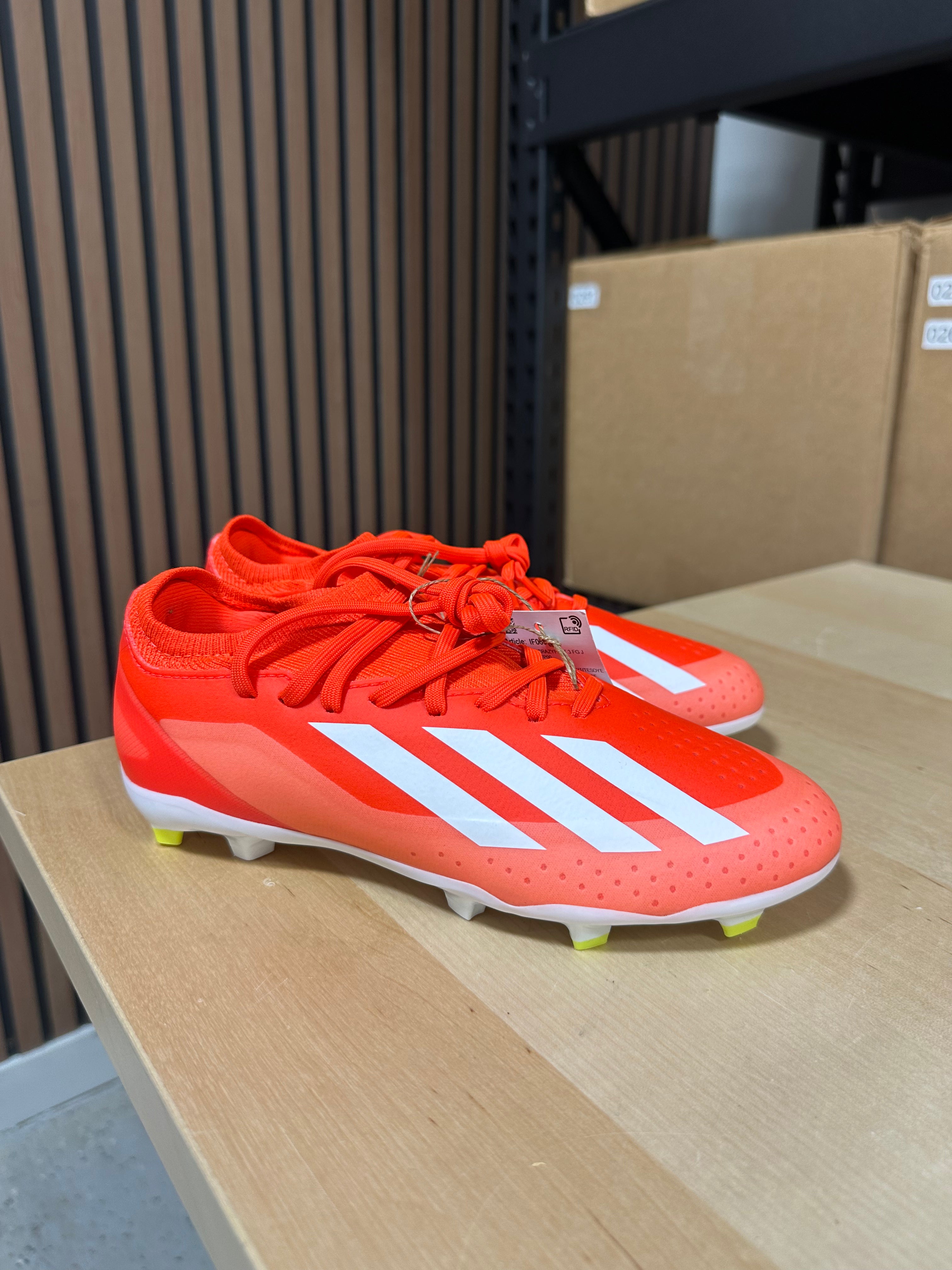 Adidas X Crazyfast League FG youth soccer cleats sz 3.5