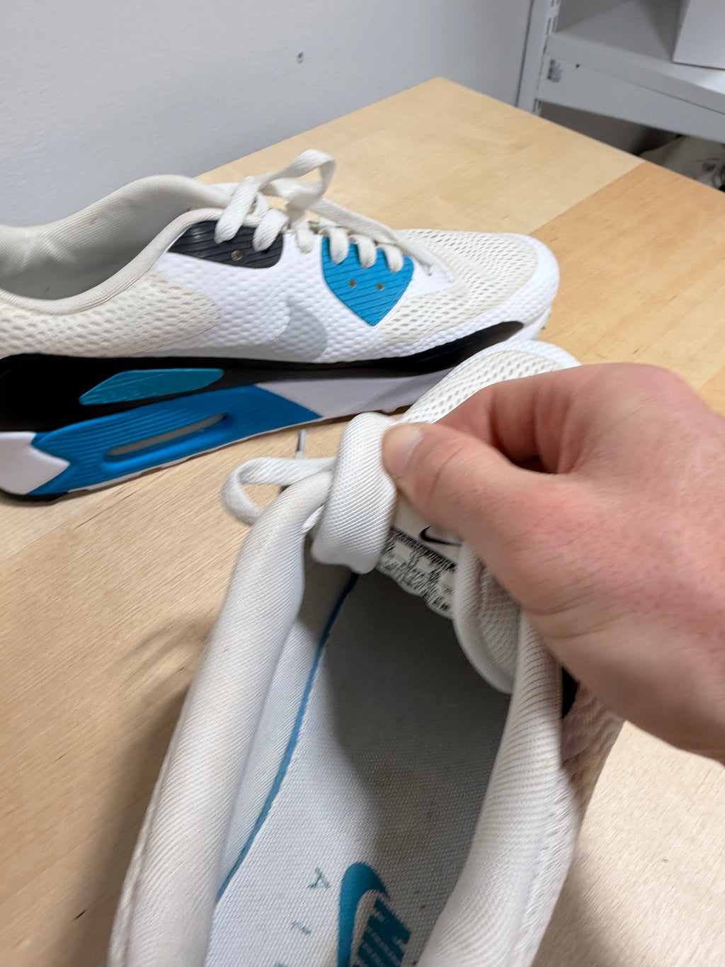 Nike Air Max 90 Ultra Essential 'Laser Blue' Sz 12
