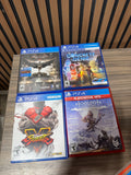 PLaystation 4 Game Bundle (4 games)