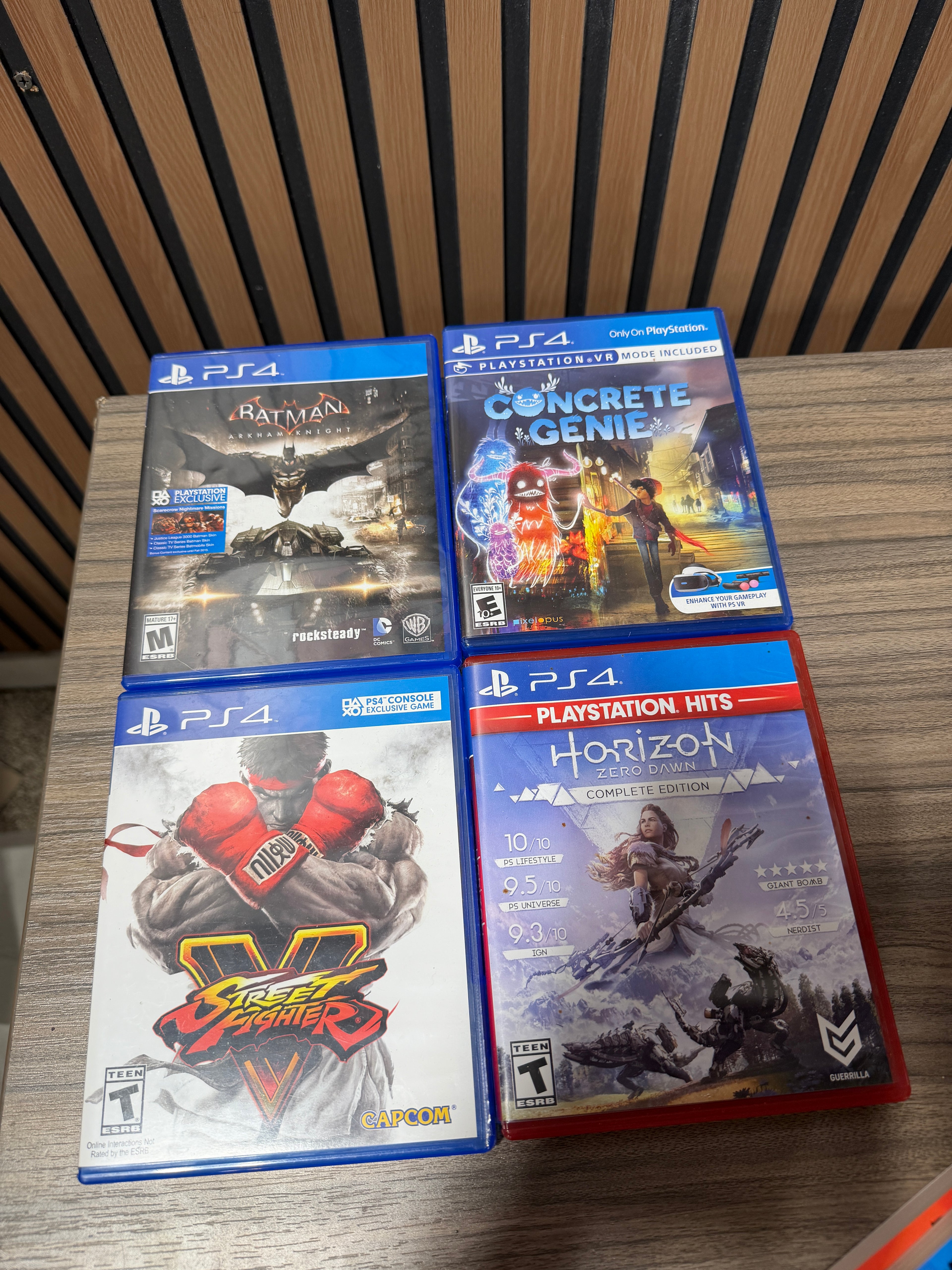 PLaystation 4 Game Bundle (4 games)