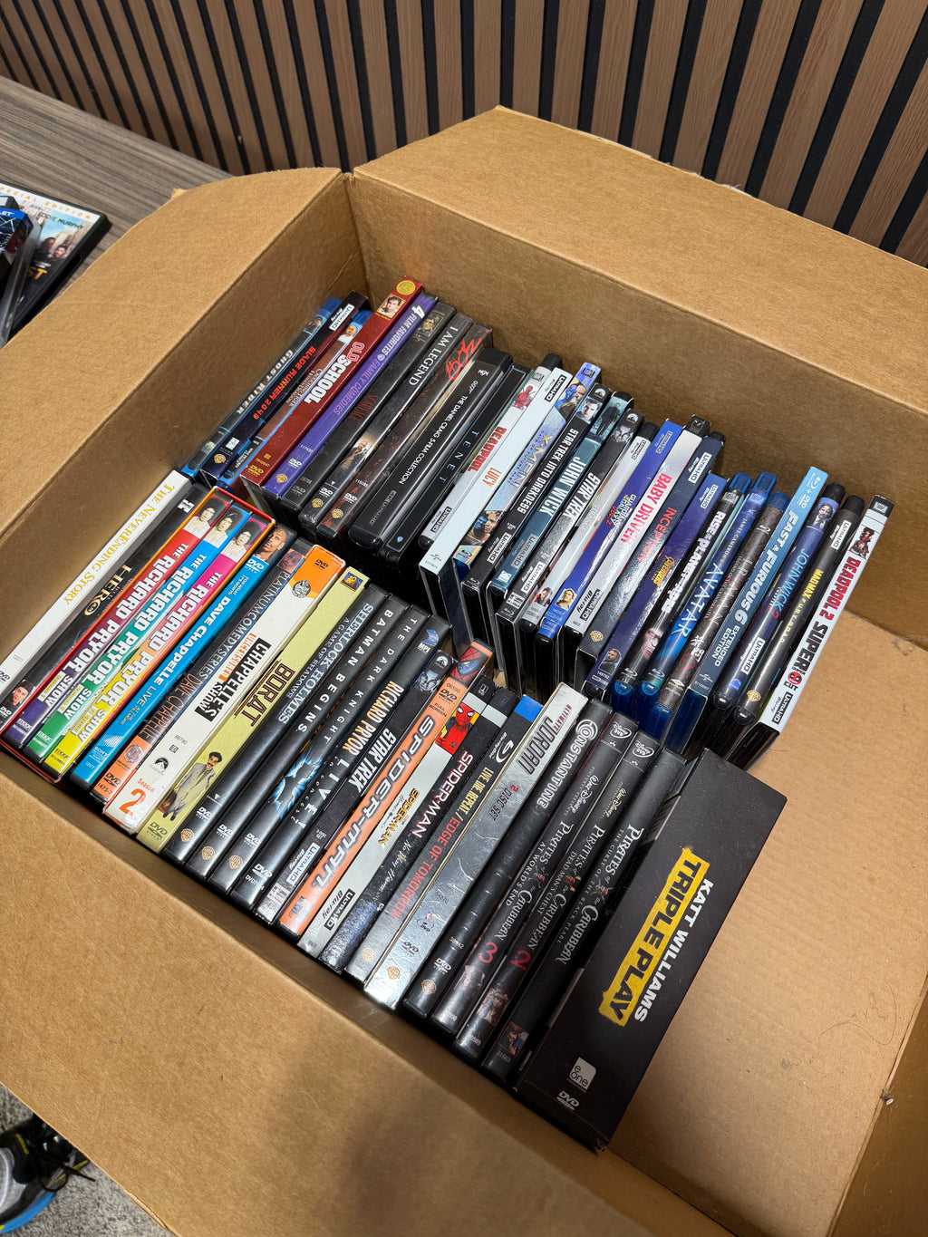 50+ DVD/Blue Ray Bundle (Marvel, Tenet & More)