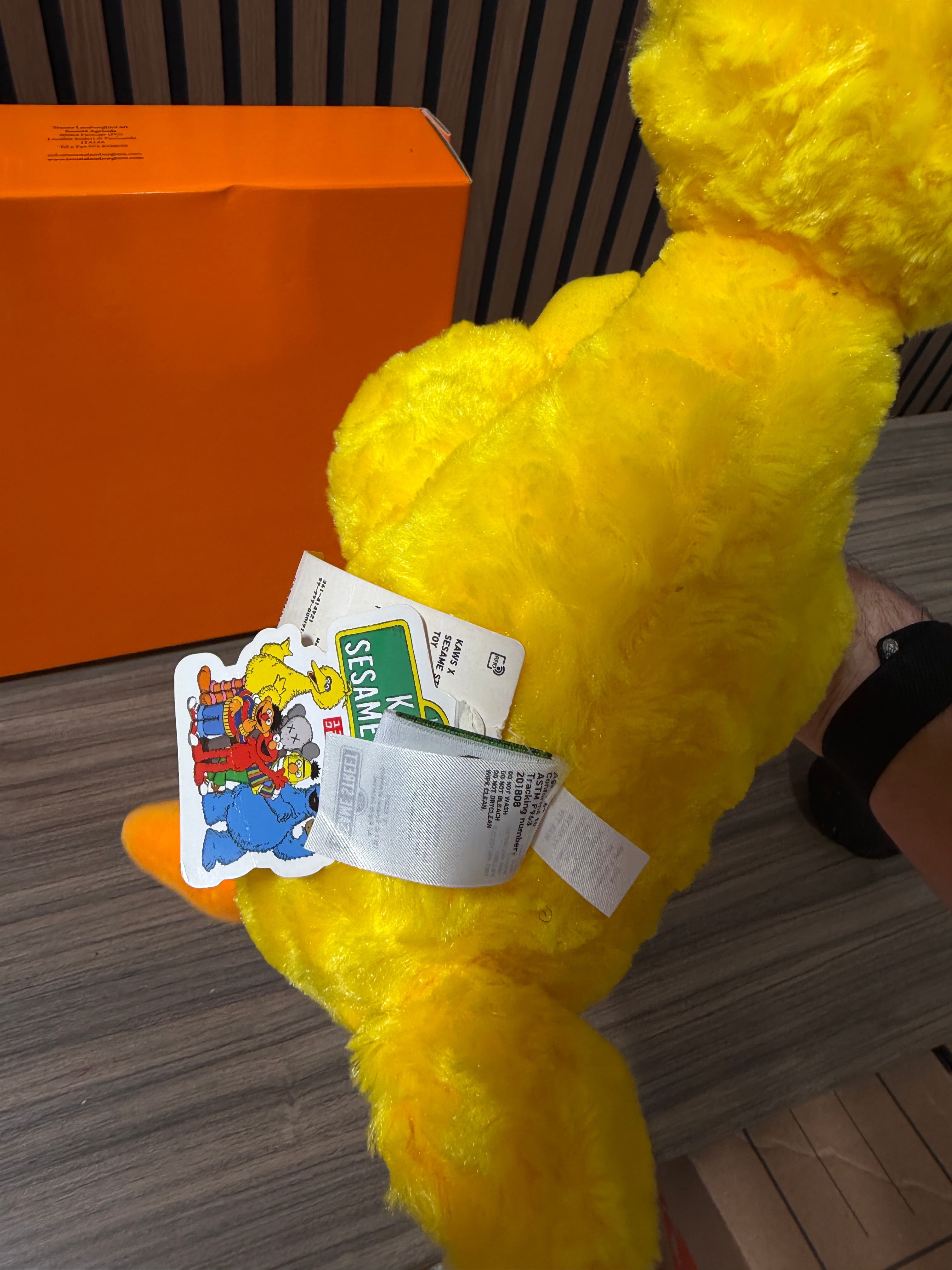 Big Bird G661 Kaws x Sesame Street x Uniqlo Limited Plush 20"