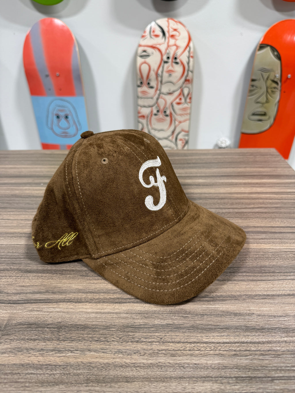 FiveFourFive Brown Suede hat
