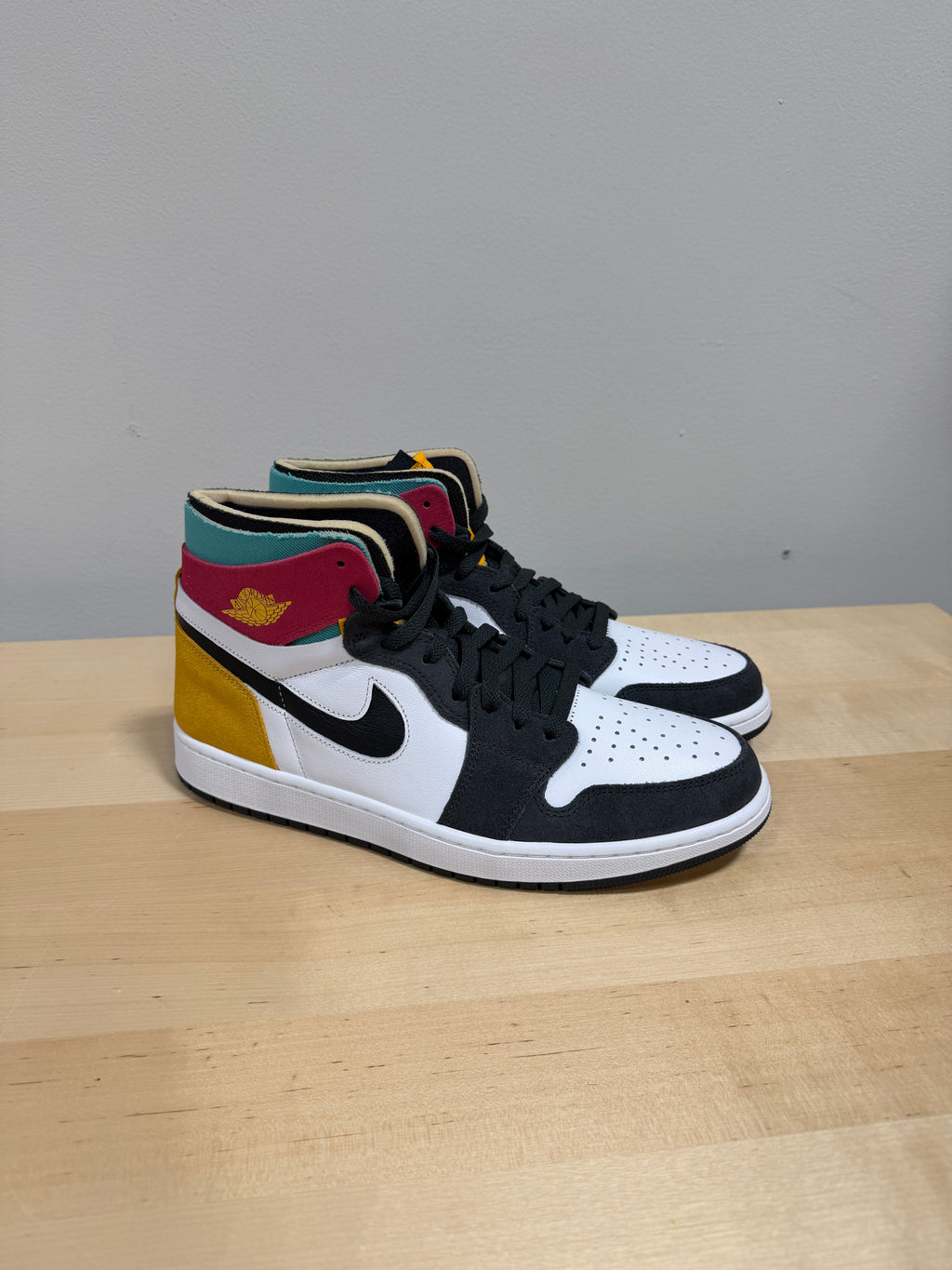 NEW Air Jordan 1 High Zoom Air CMFT 'Multi-Color' Sz 12