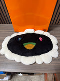 Takashi Murakami Kaikaikiki Flower Cushion Fuwanppana Downy-Flower white black