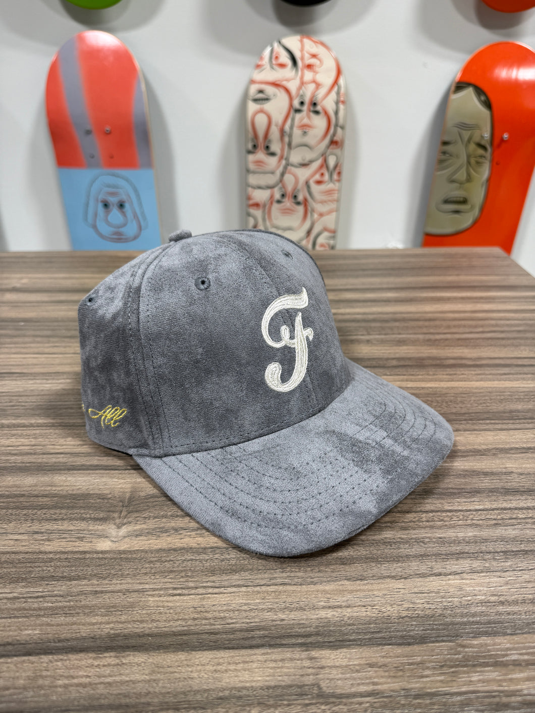FivefourFive Hat Suede Grey