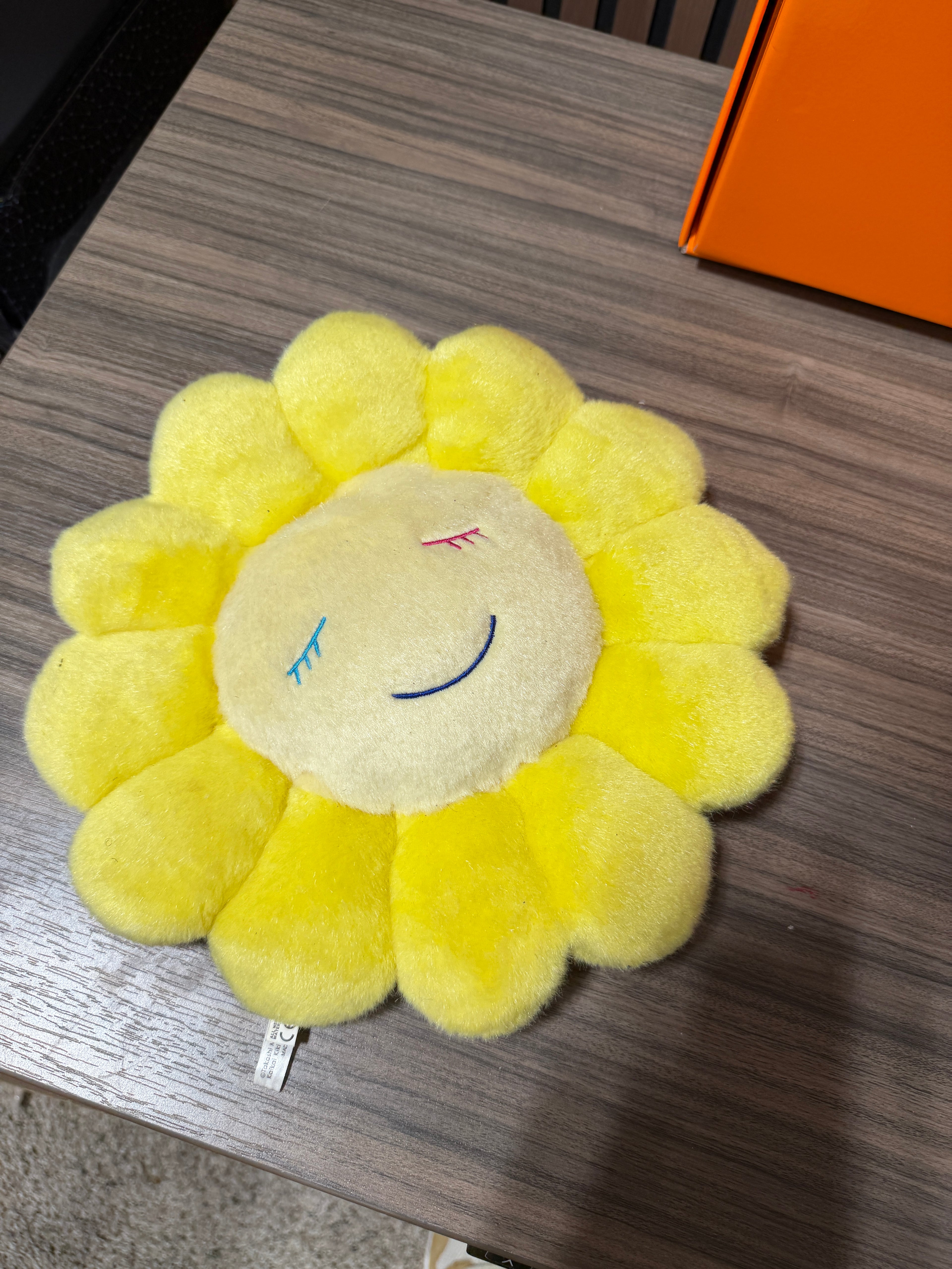 Takashi Murakami Flower Plush 30CM Yellow