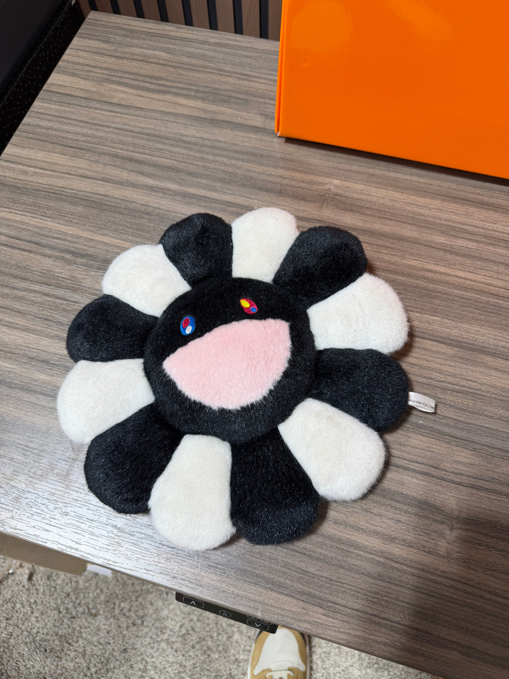 Takashi Murakami Flower Plush 60CM Black/White