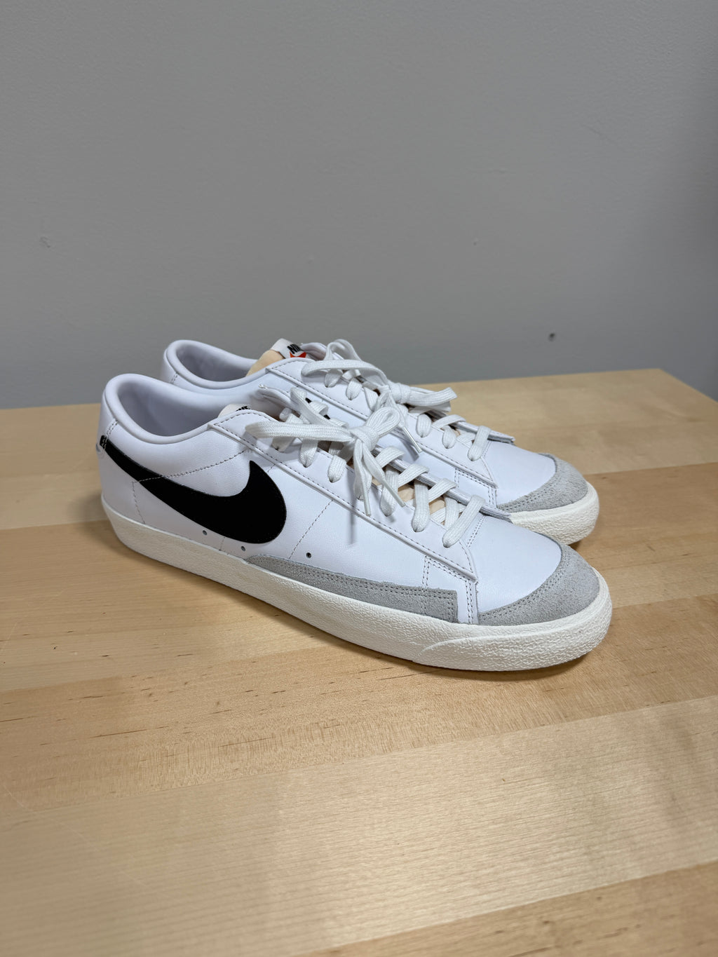 Nike Blazer Low '77 Vintage 'White Black' Sz 13